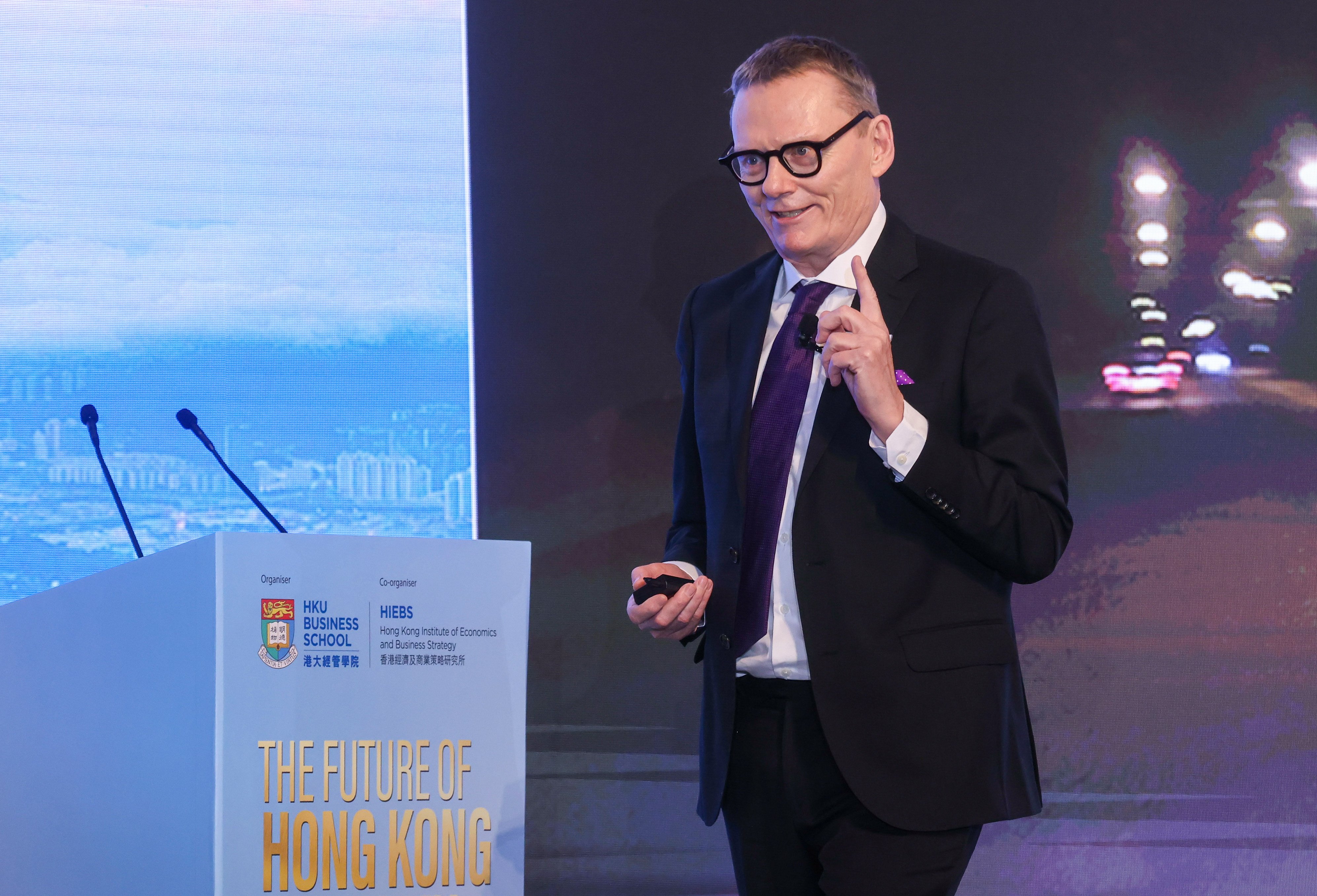 James Robinson says he last visited Hong Kong 25 years ago. Photo: Jonathan Wong