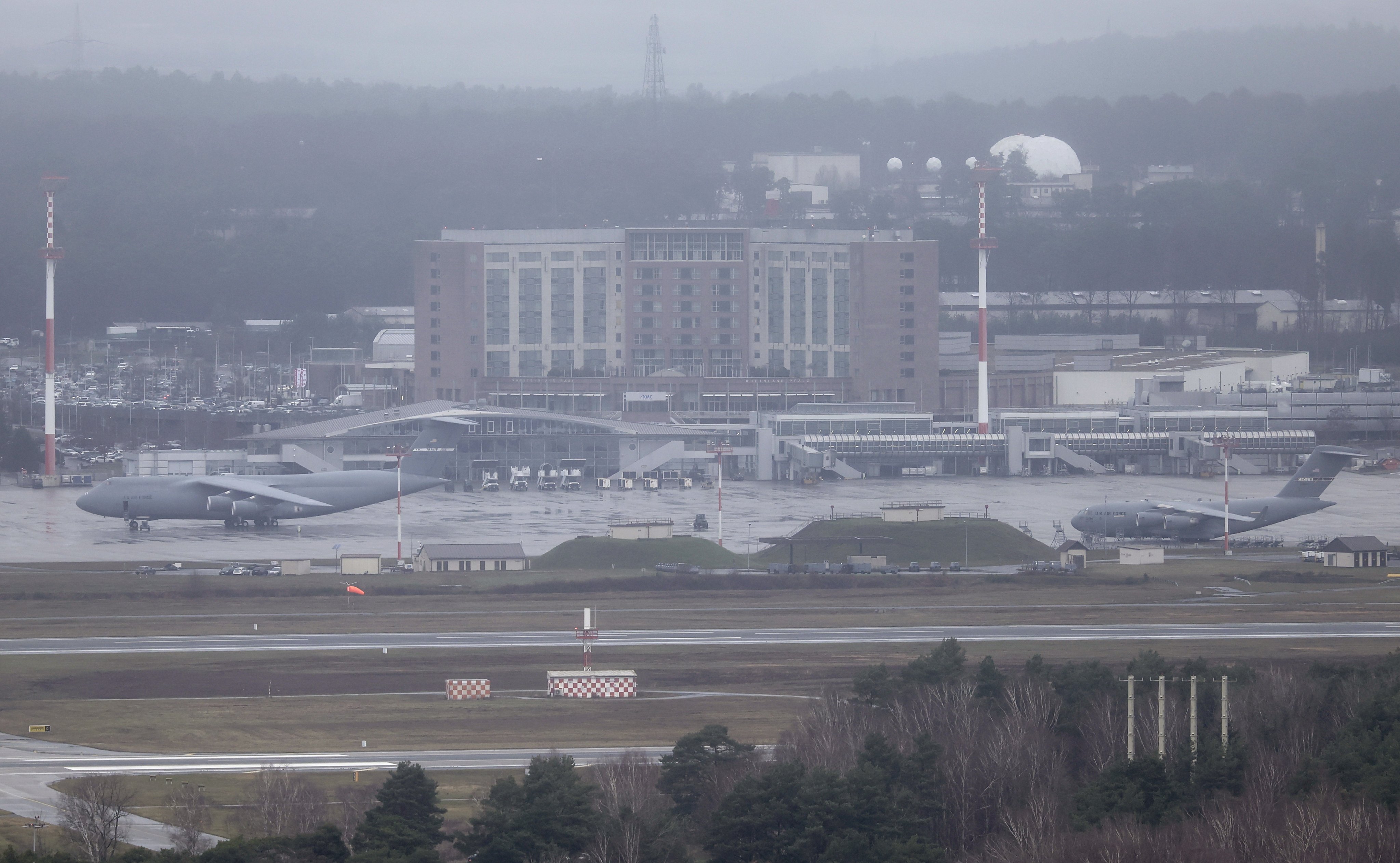 Several drones have recently been spotted near the US airbase in Ramstein in western Germany. Photo: EPA-EFE