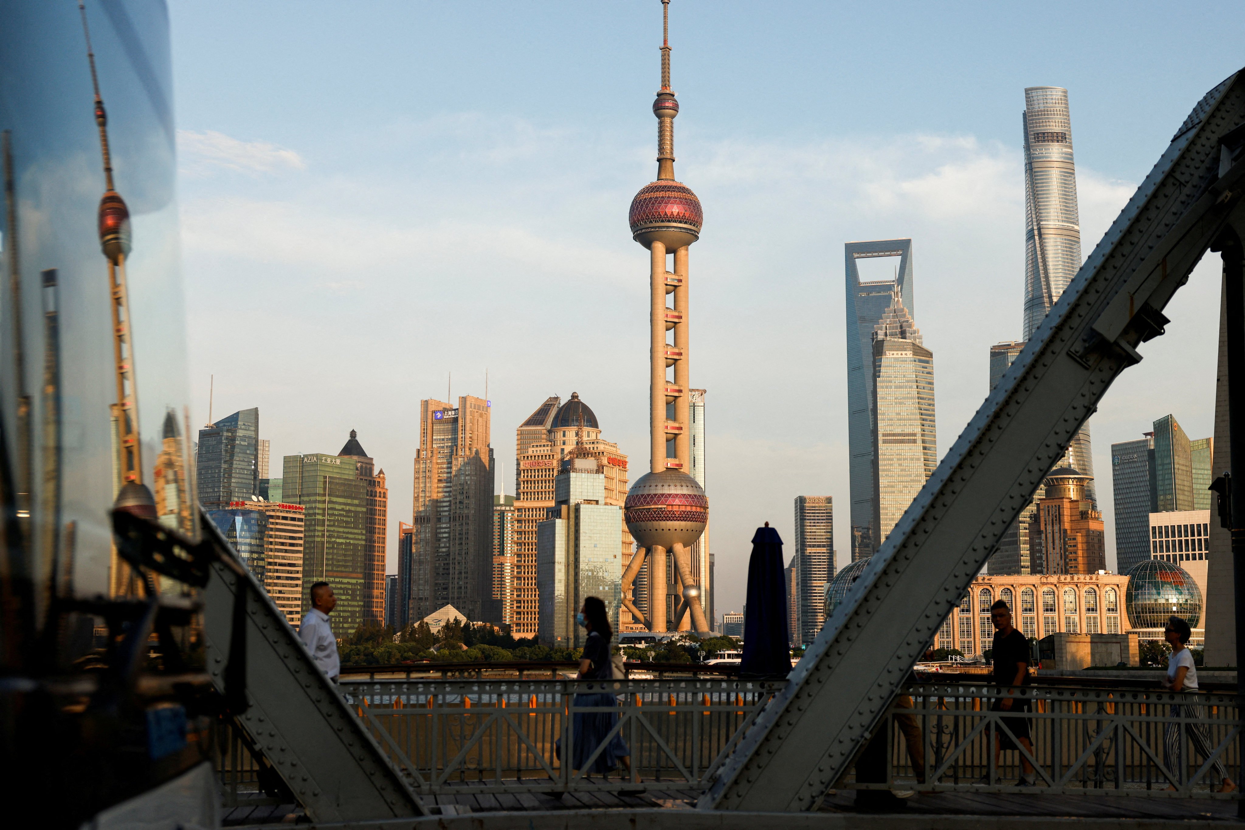 The financial district of Pudong in Shanghai, China. Photo: Reuters