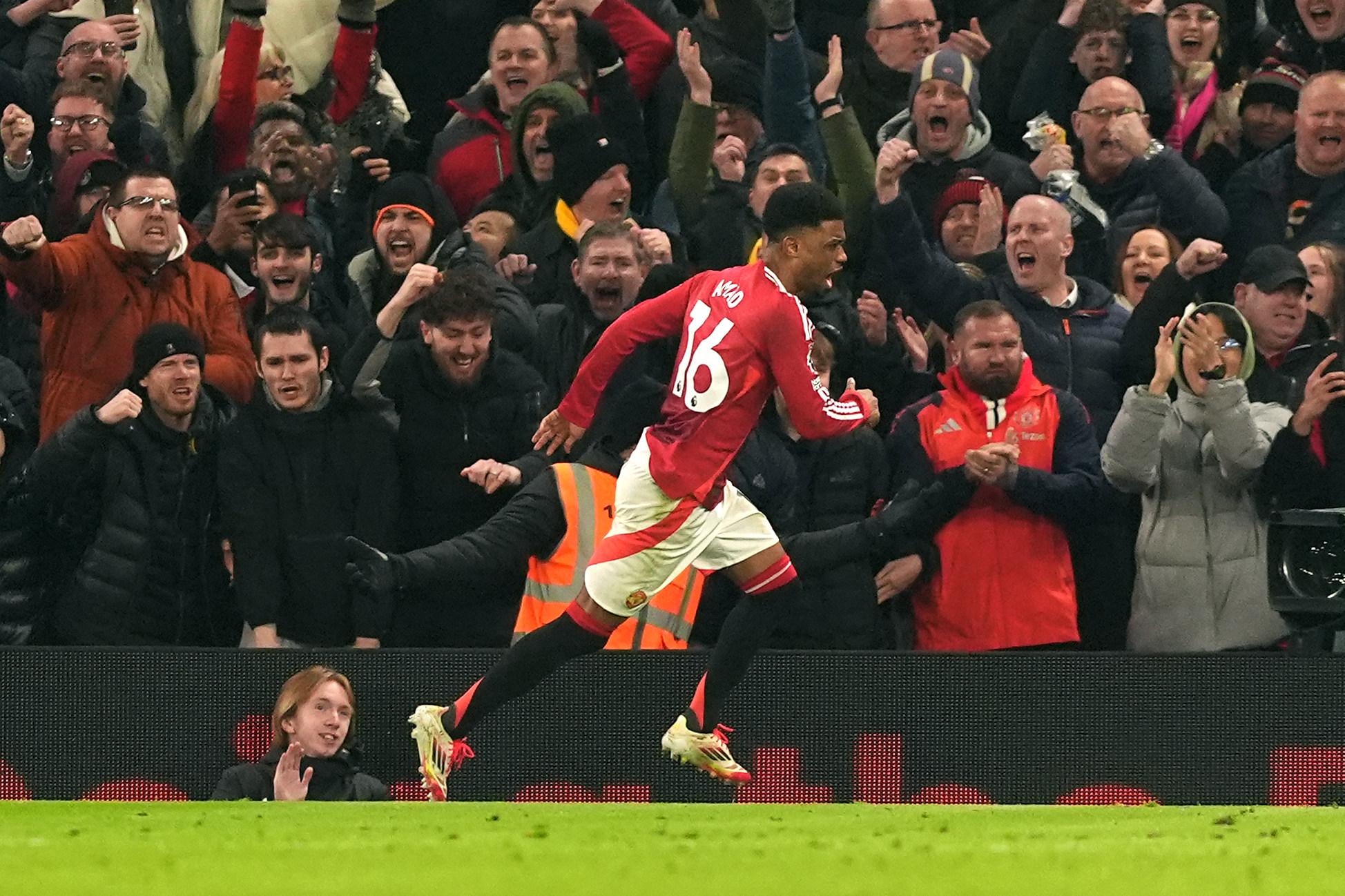 Amad Diallo almost single-handedly saved Manchester Untied from an embarrassing defeat at home to Southampton. Photo: DPA