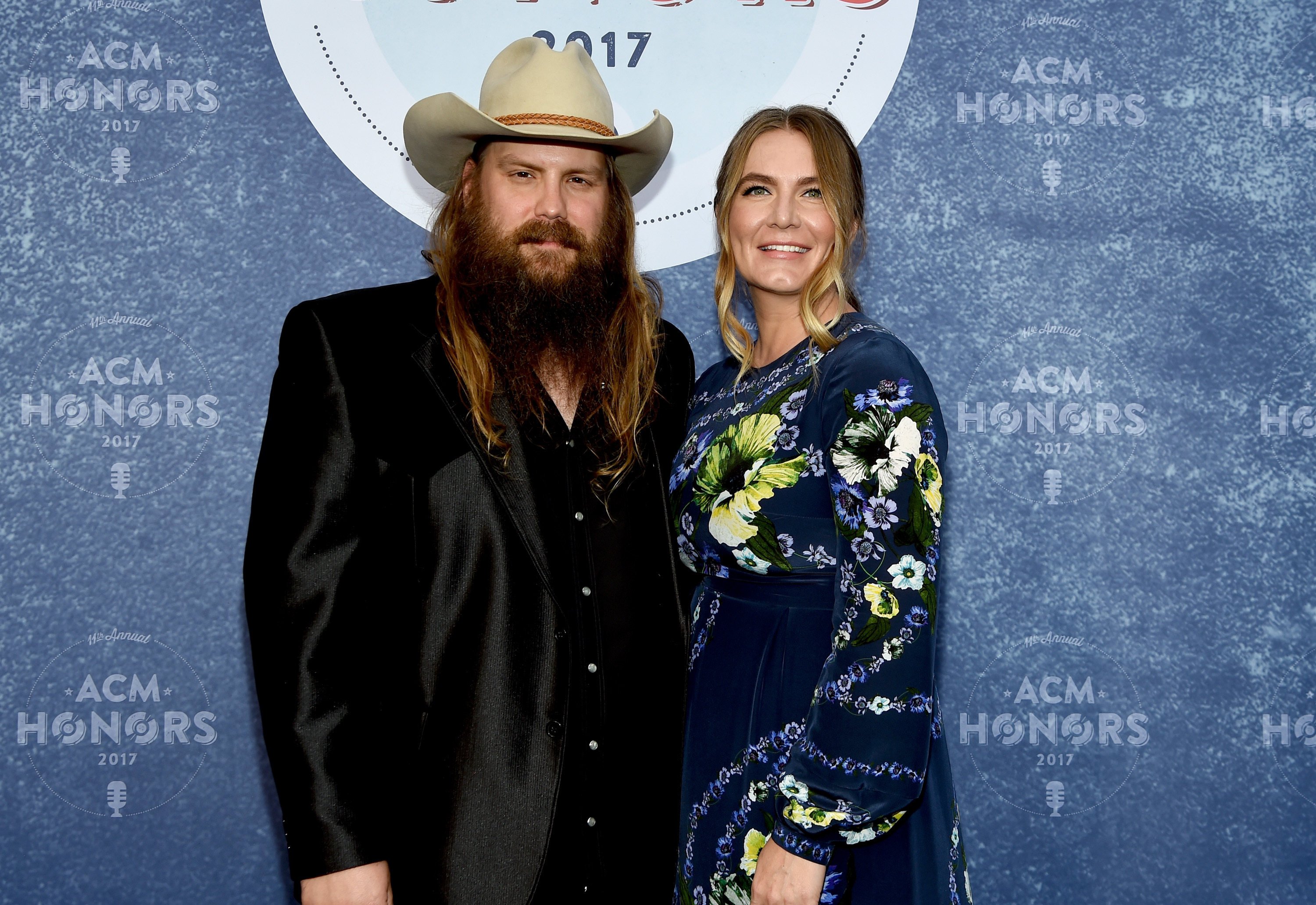 Singer-songwriters Chris Stapleton and Morgane Stapleton attend the 11th Annual ACM Honors at the Ryman Auditorium in August  2017, in Nashville, Tennessee. Photo: Getty Images