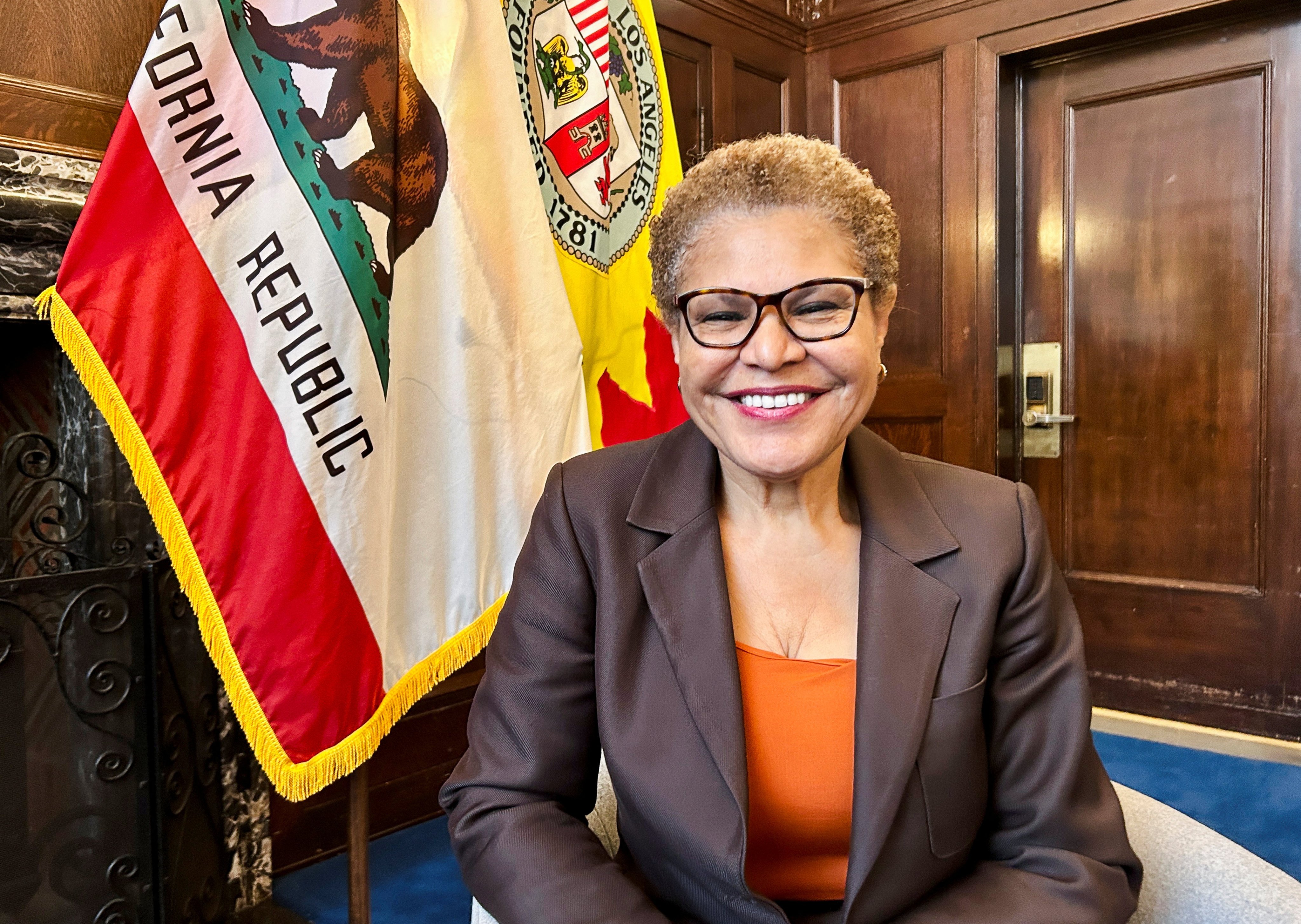 Los Angeles Mayor Karen Bass has come in for heavy criticism over her handling of the wildfires and her Ghana trip. Photo: Reuters