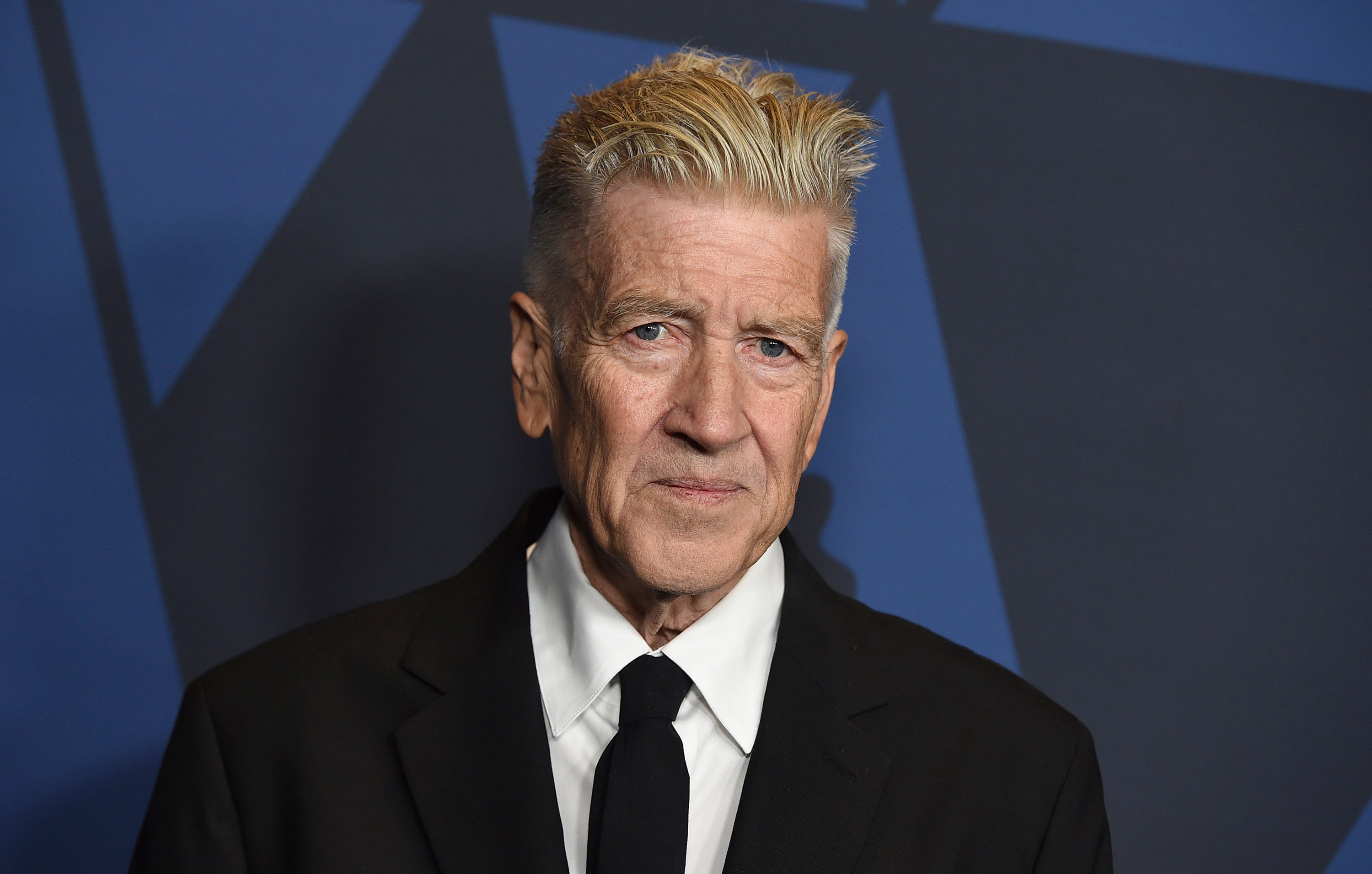 David Lynch appears at the Governors Awards in Los Angeles in October 2019. Photo: AP