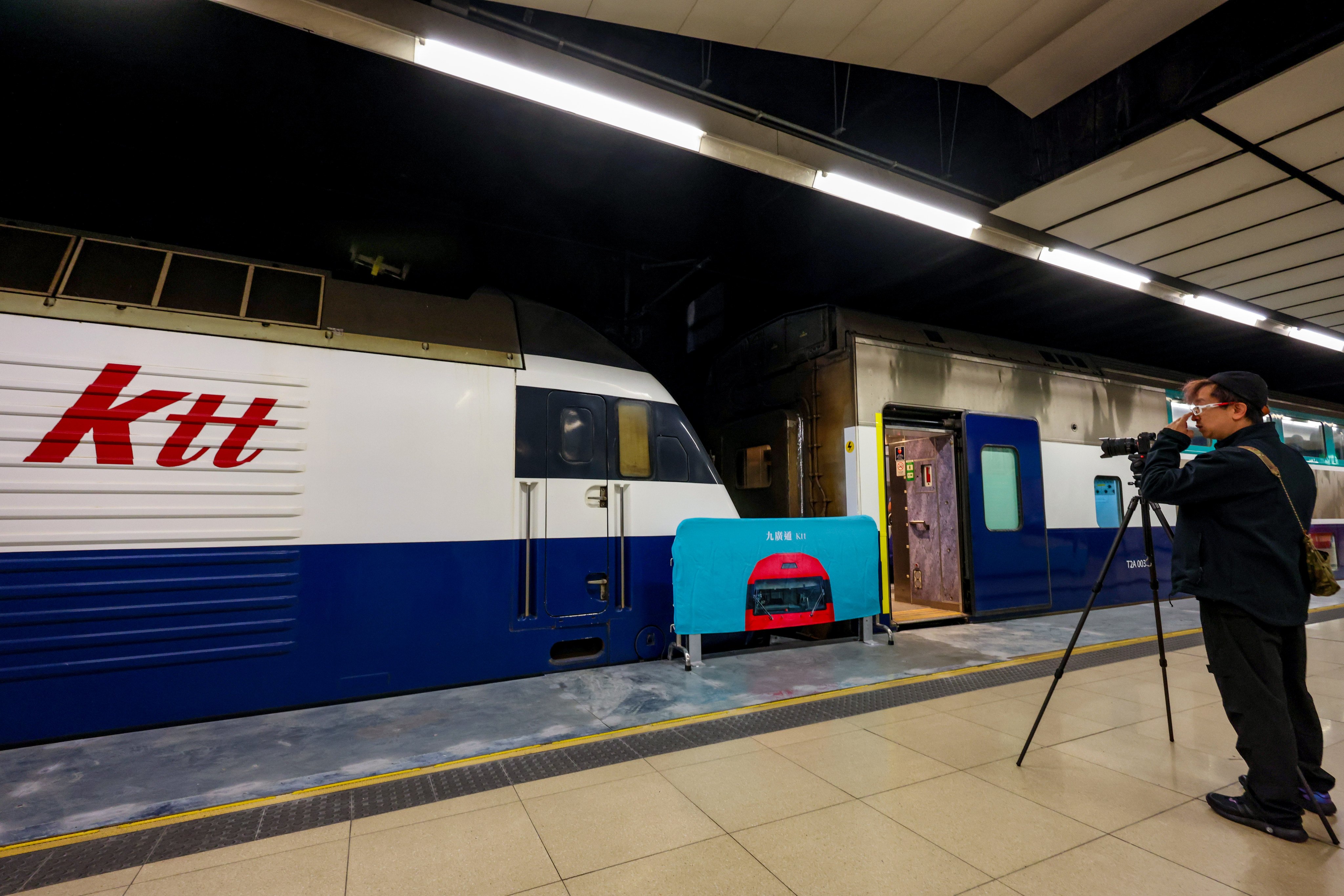 The KTT intercity train will be added to the MTR’s “Station Rail Voyage” exhibition. Photo: Jelly Tse