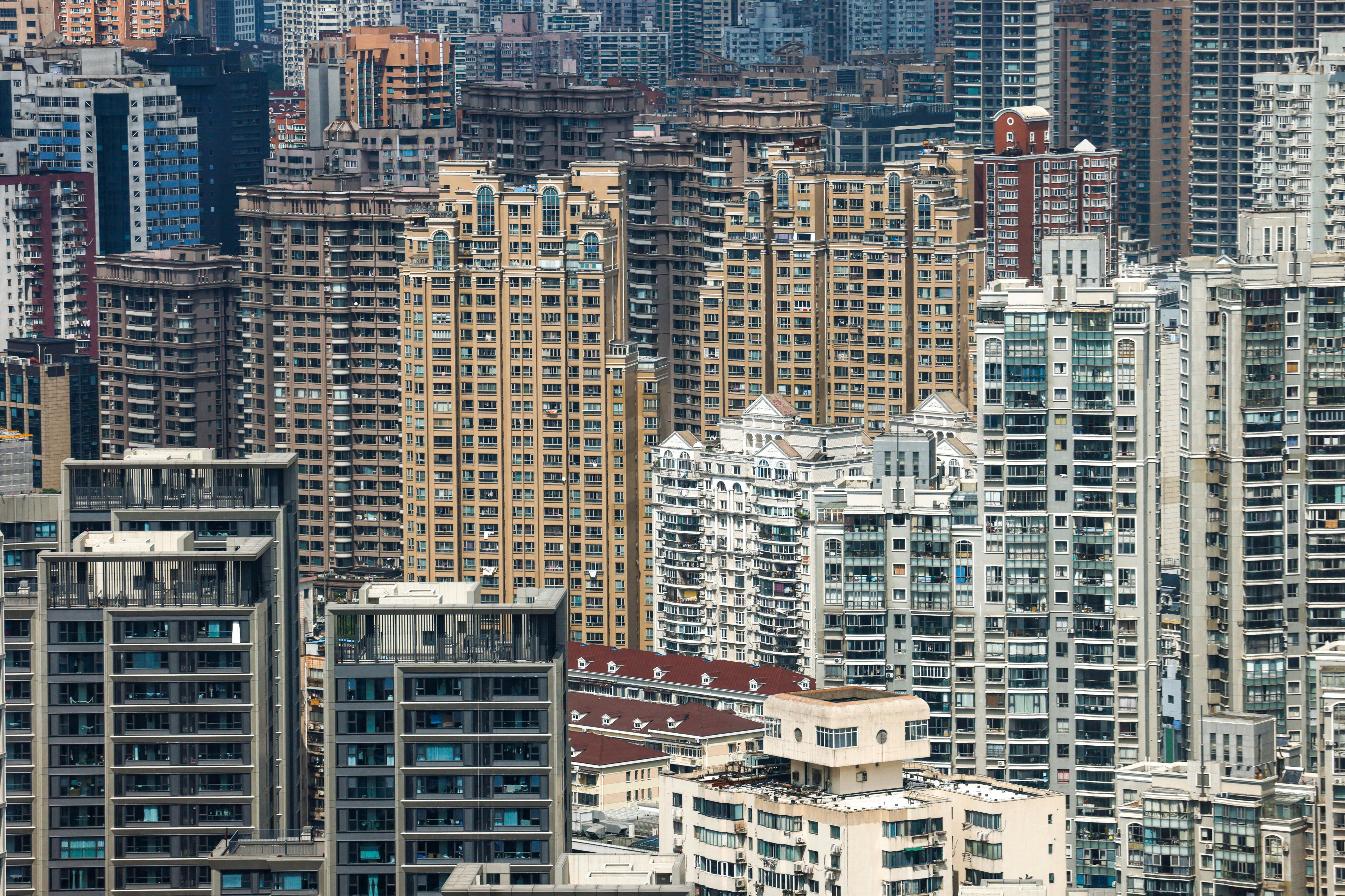 Residential buildings are pictured in Shanghai on September 29, 2024. Photo: Reuters