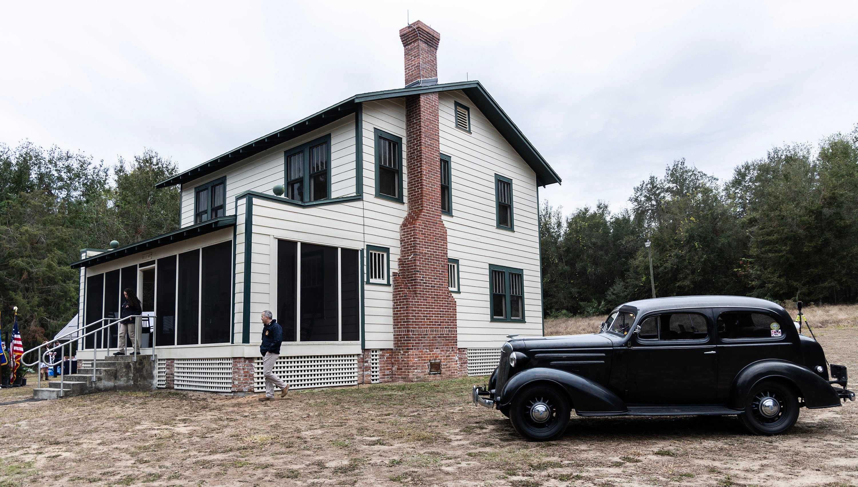 The Bradford-Ma Barker House in Ocklawaha, Florida, where Fred and Ma Barker died in a shoot-out with FBI agents in January 1935. Photo: TNS