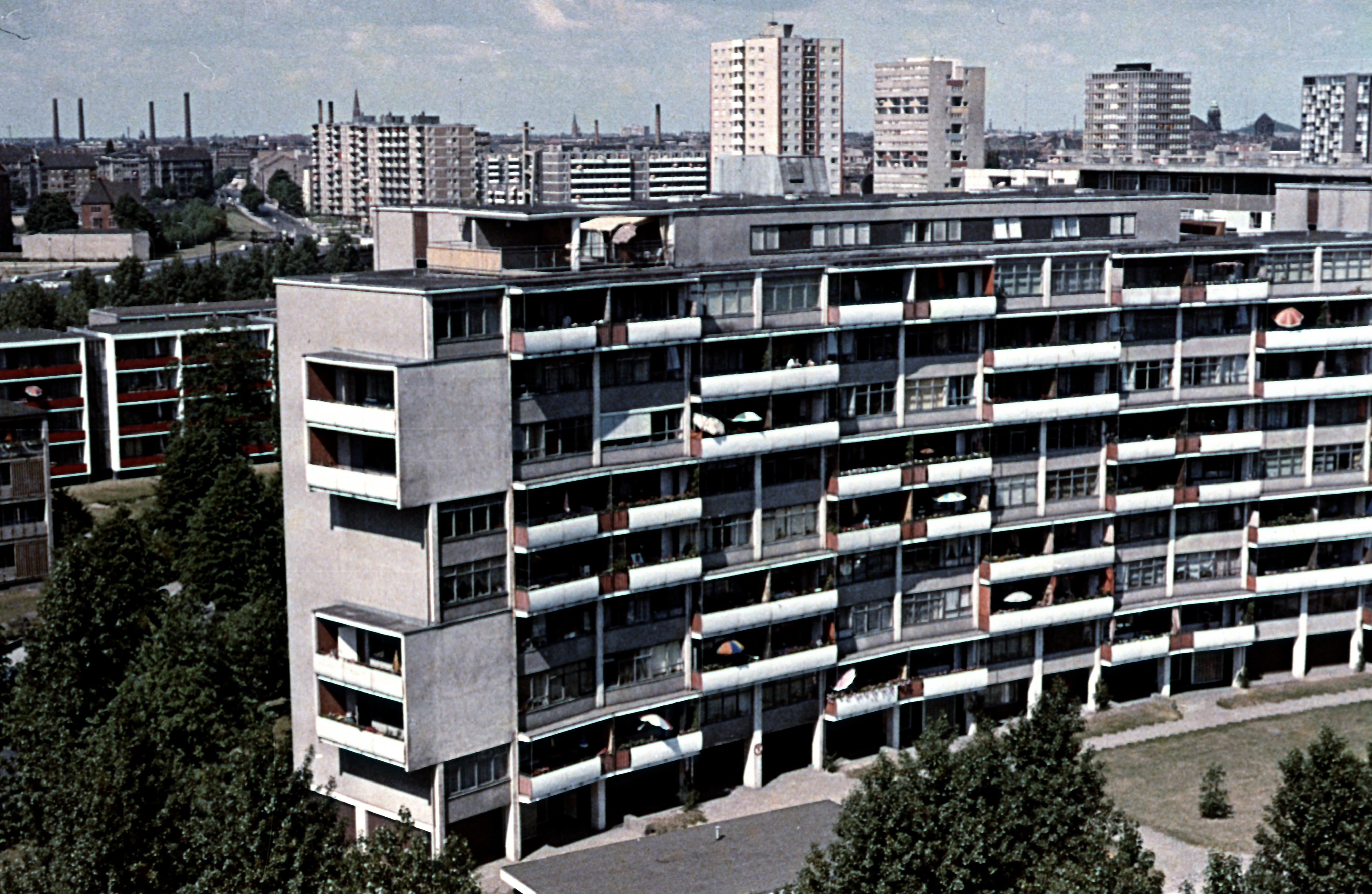 A building in west Berlin’s Hansaviertel designed by Bauhaus founder Walter Gropius. Banned in Nazi Gemany, the modernist movement has come under fire from far-right German party the AfD for “architectural sins of crushing ugliness”. Photo: ullstein bild via Getty Images