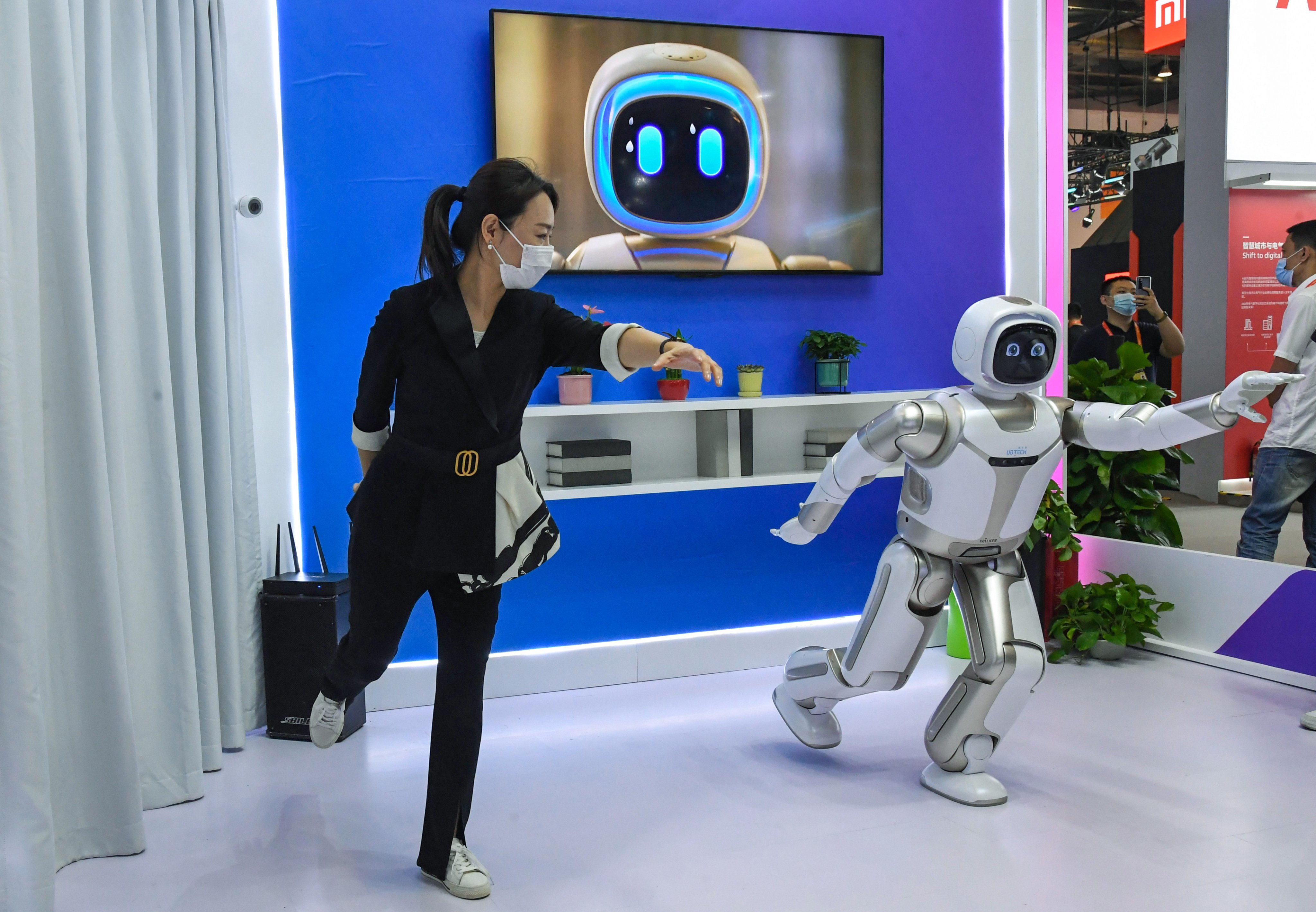 China has stepped up its focus on artificial intelligence and robotics to counter challenges posed by the United States as well as its own greying, shrinking population. Photo: Xinhua