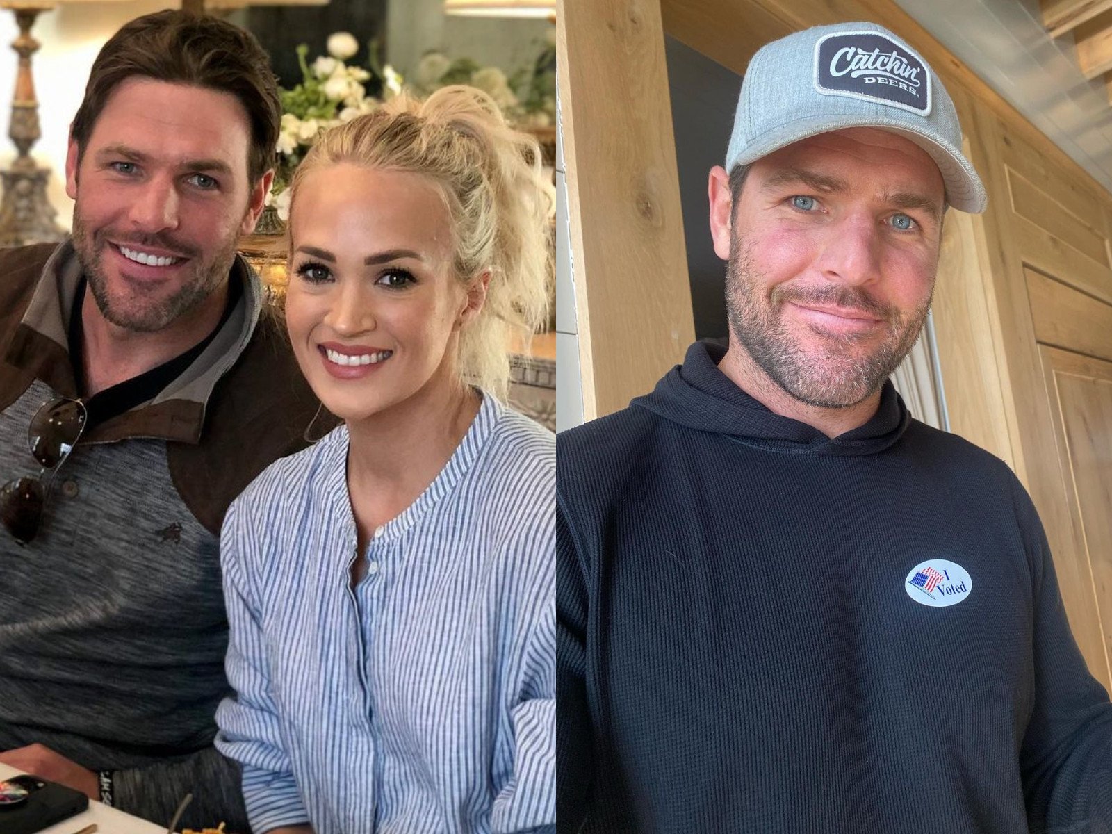 Meet Mike Fisher, Carrie Underwood’s ex-NHL player husband, who’s reportedly unhappy about her replacing Katy Perry as a judge on American Idol. Photos: @mfisher1212/Instagram