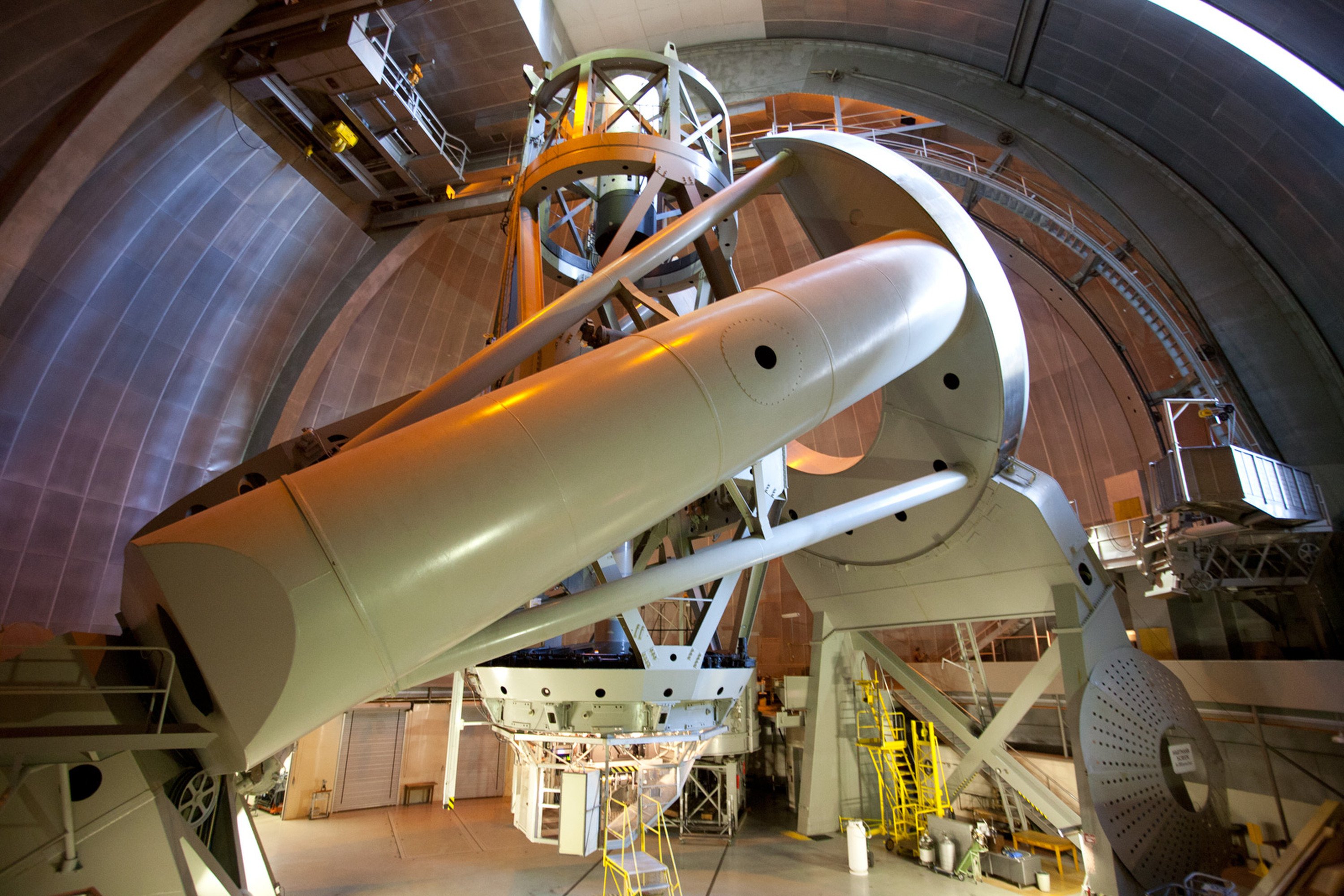 The 200-inch (5.1-metre) Hale Telescope at the California Institute of Technology’s Palomar Observatory. Photo: Palomar/Caltech