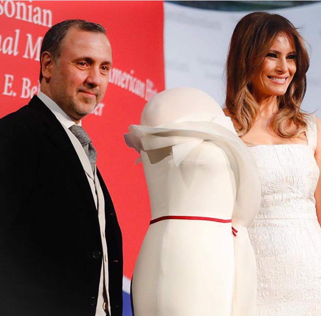 Hervé Pierre is Melania Trump’s trusted stylist and designer. Photo: @herve_pierre_creative_director/Instagram