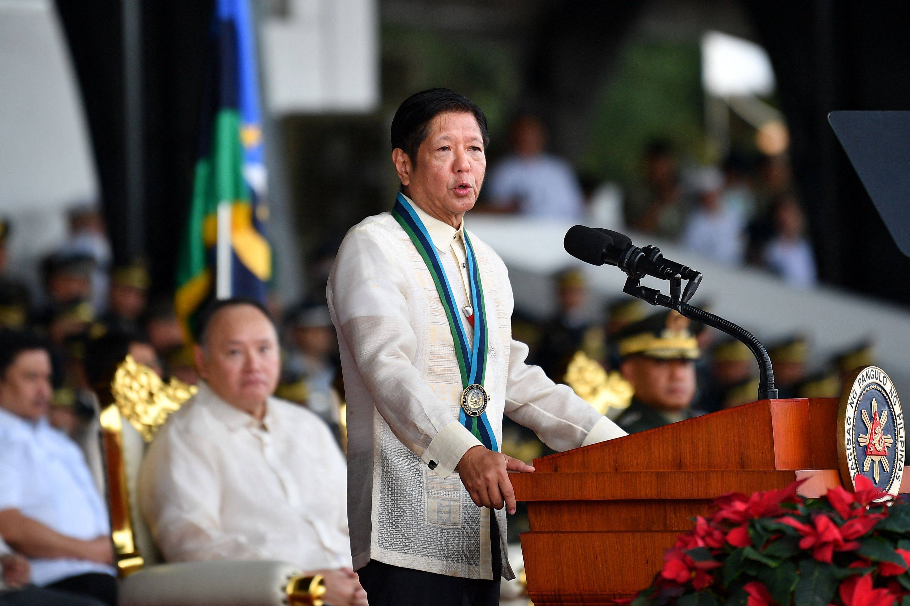 Philippines’ President Ferdinand Marcos Jnr,  Photo: AFP