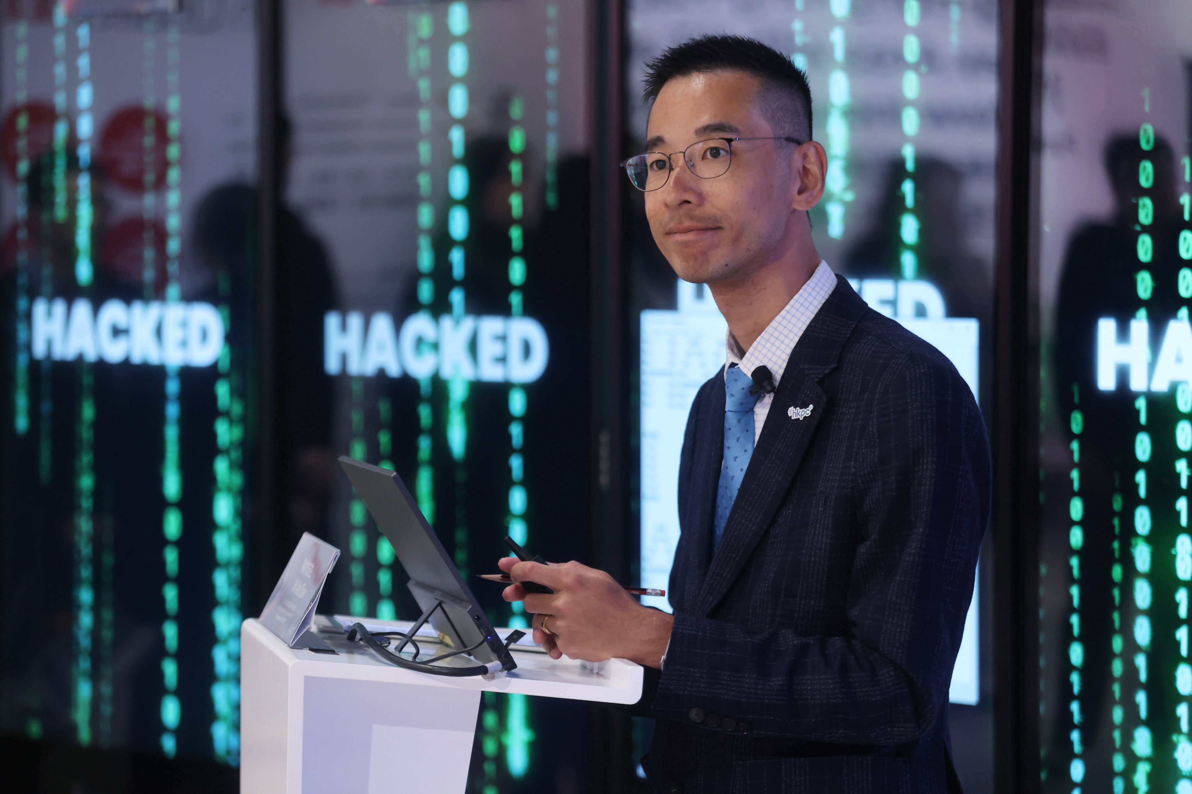 Alex Chan of the Hong Kong Computer Emergency Response Team Coordination Centre (HKCERT) has revealed the number of cybersecurity incidents in the city hit a five-year high in 2024. Photo: Jonathan Wong