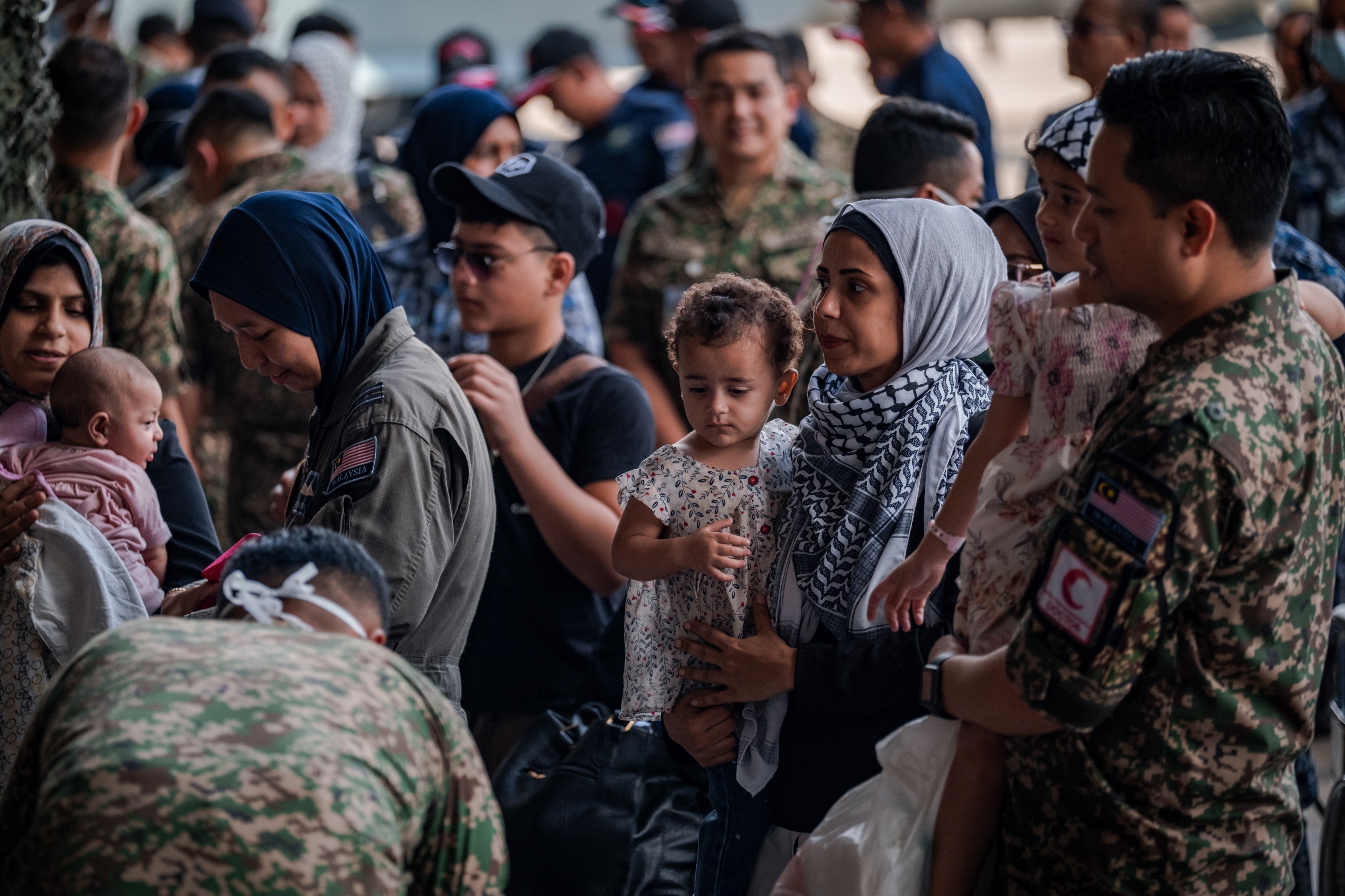 A group of Palestinians were evacuated from Gaza to Malaysia in August, 2024. Many of them have now asked to be returned home during the current ceasefire between Israel and Hamas. Photo: Getty