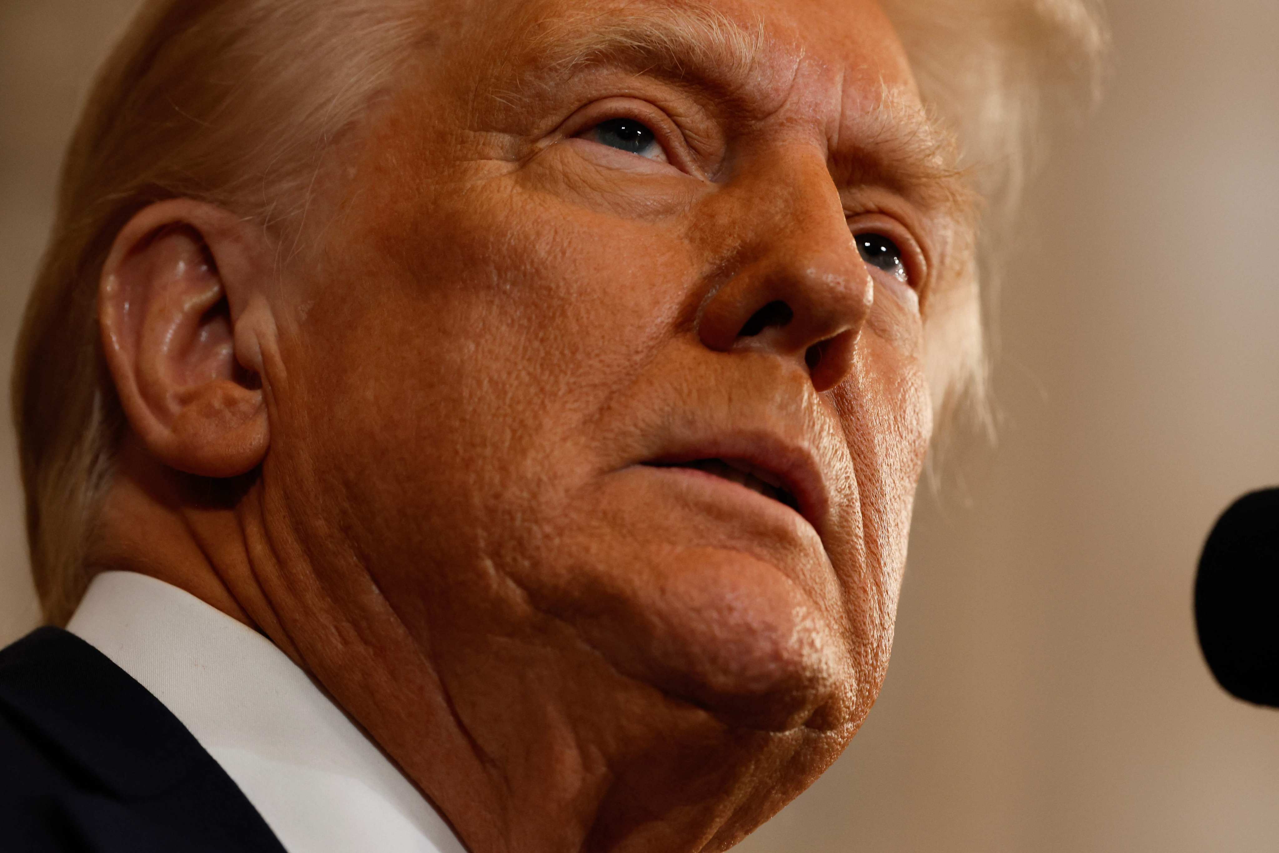 US President Donald Trump speaks  after his swearing in as the 47th US president on Monday. Photo: Getty Images via AFP