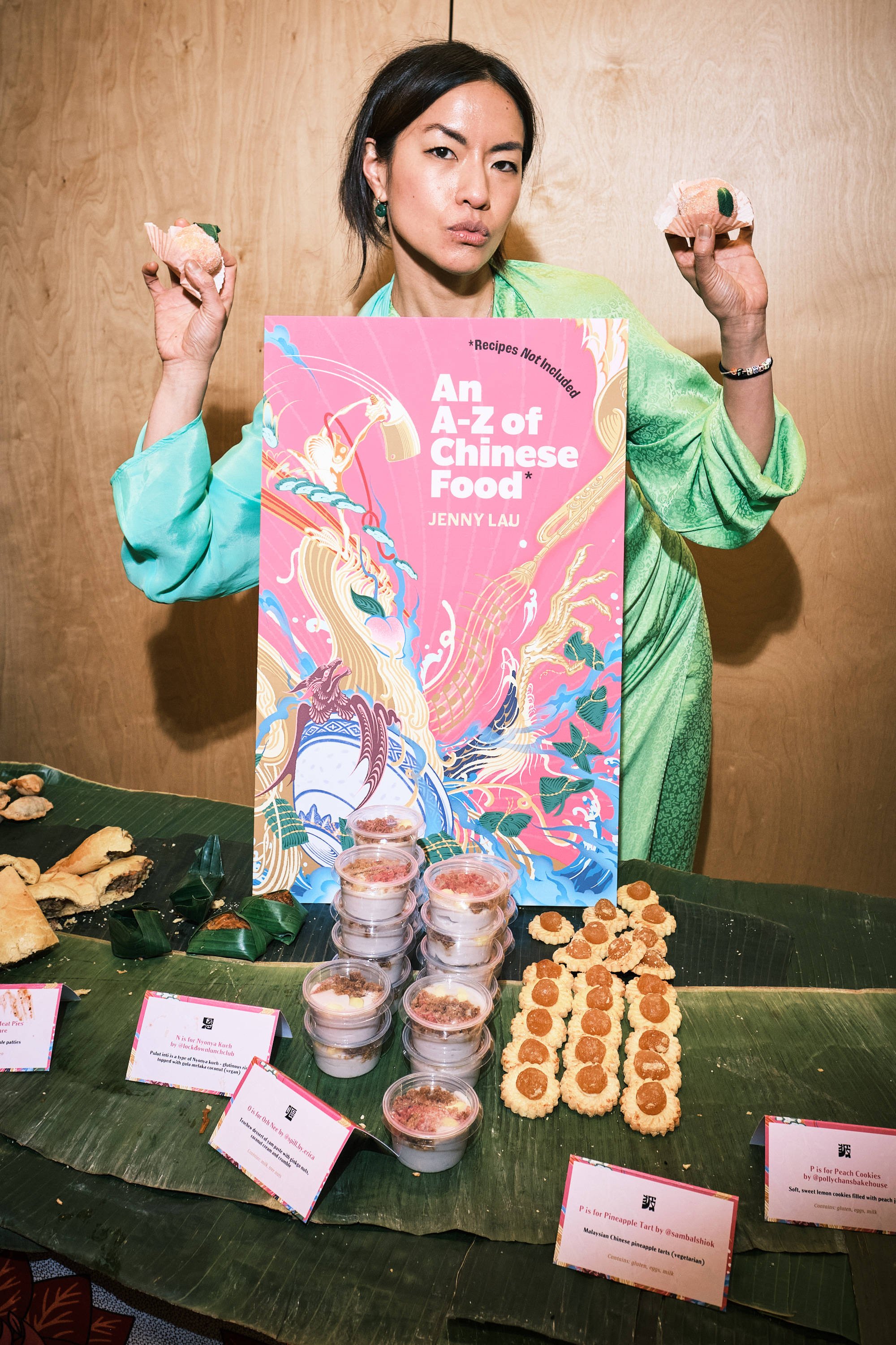 Jenny Lau of Celestial Peach at the launch of her book An A-Z of Chinese Food, in London. The British-Chinese writer hopes it inspires East and Southeast Asians around the world. Photo: Ming Tang-Evans