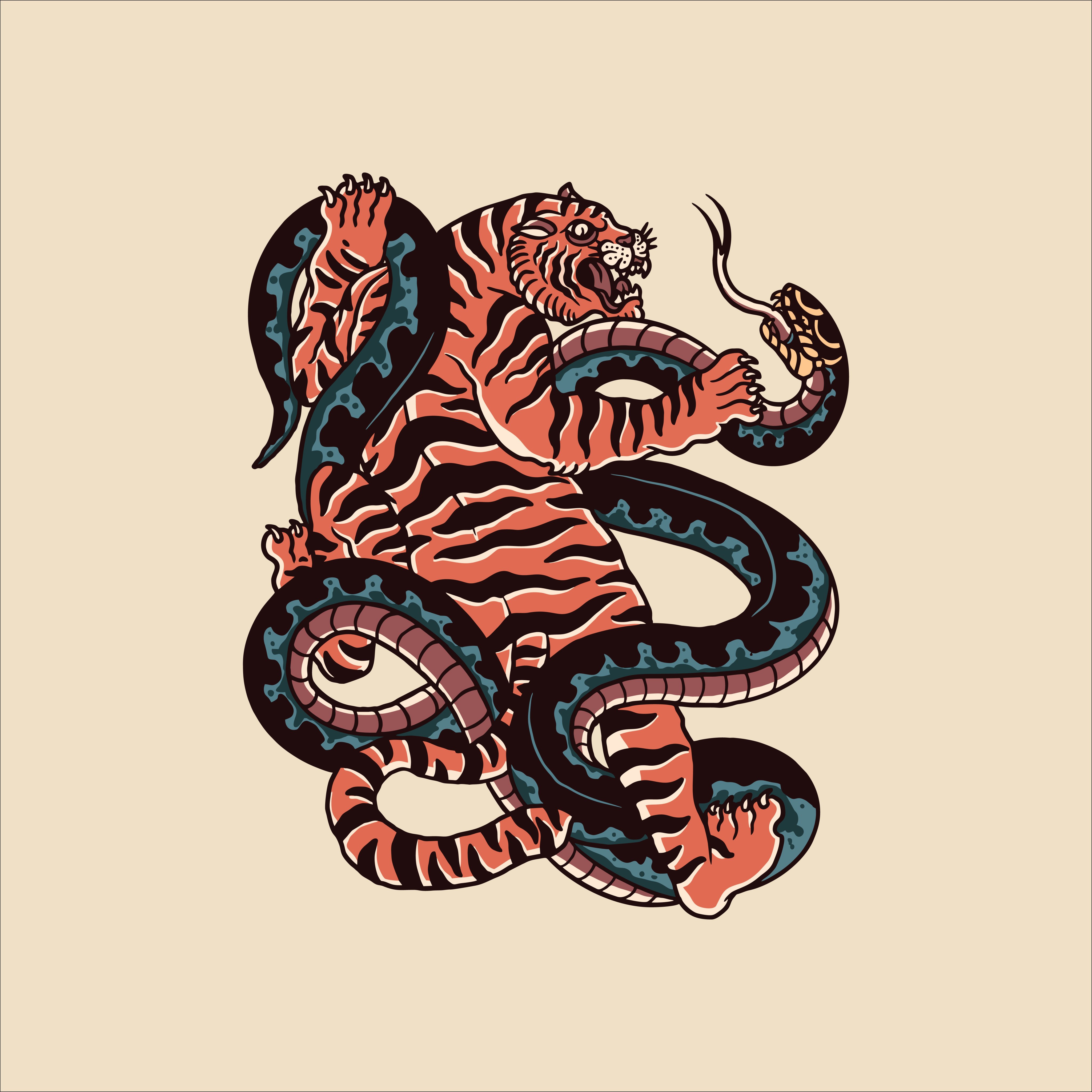 Tigers are one of the Snake’s three “enemy signs” in the Chinese zodiac. The Snake and Tiger can be a challenging combination in both love and business, with relationships often full of conflict. Photo: Shutterstock