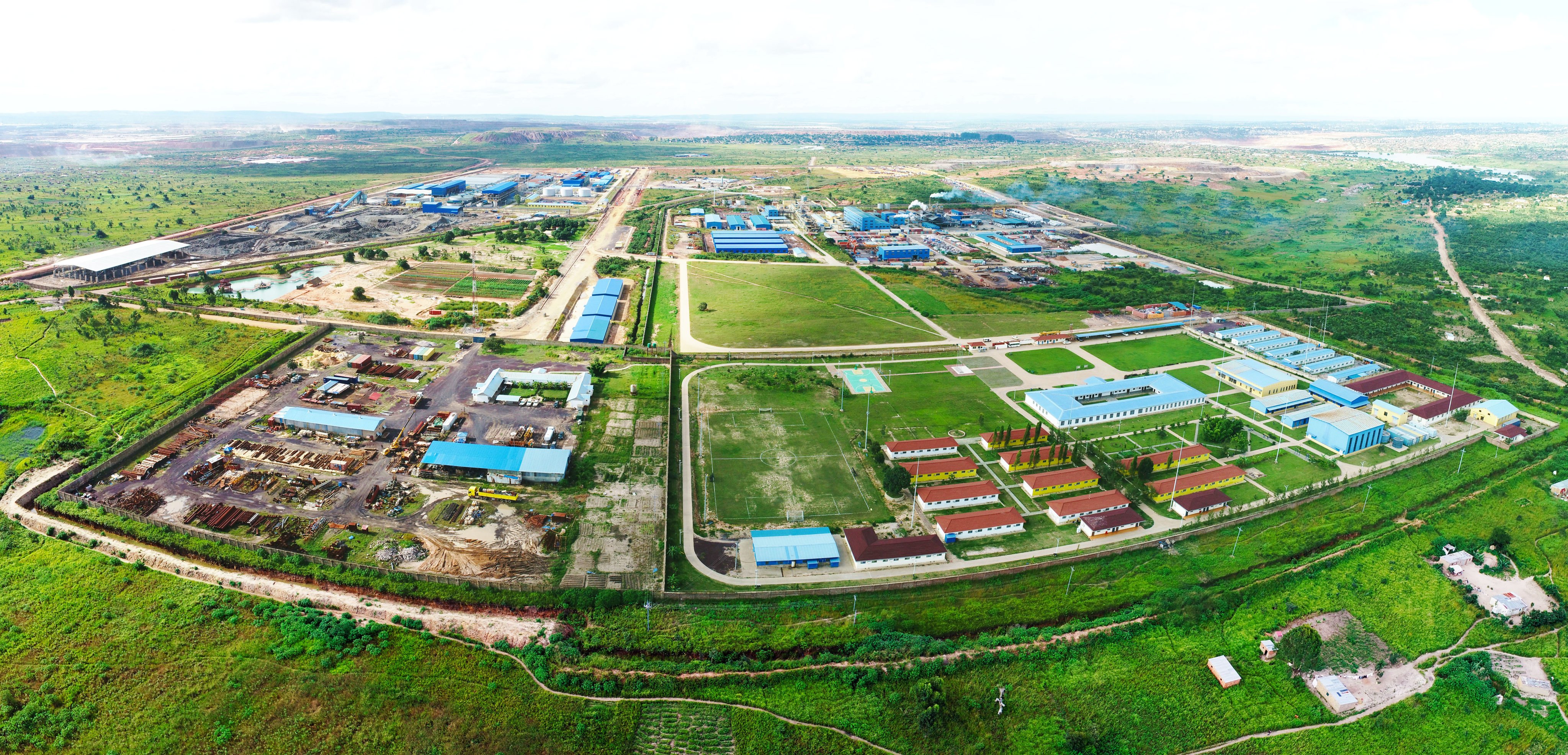 An aerial view of Zijin Mining’s site in Kolwezi in southern Democratic Republic of the Cong. Photo: Xinhua