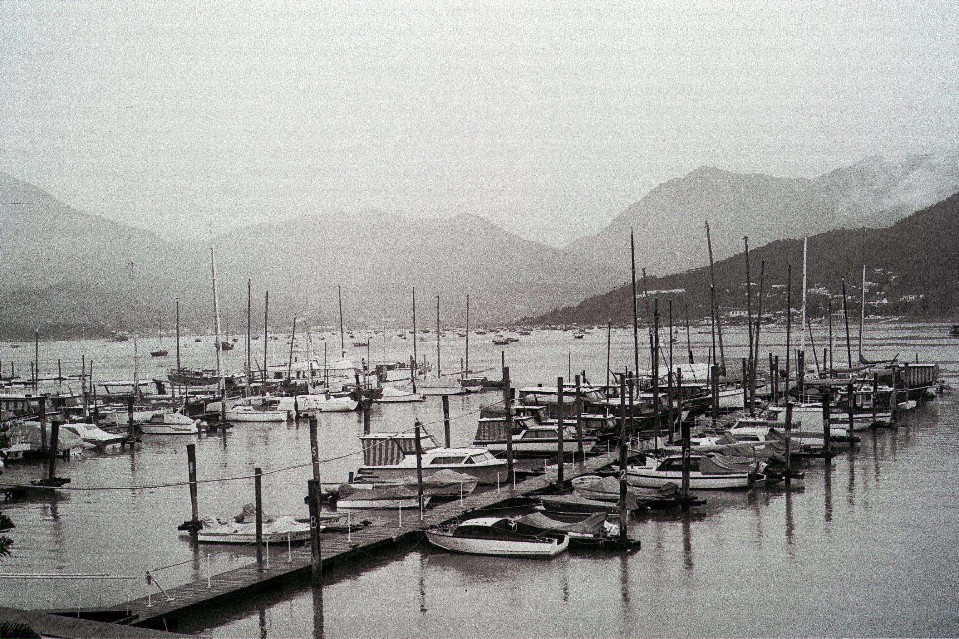 Yachts at the Hebe Haven Yacht Club in Sai Kung, Hong Kong, pictured in 1972 when Bill Crum lived in a luxurious home in the area. Photo: SCMP Archives