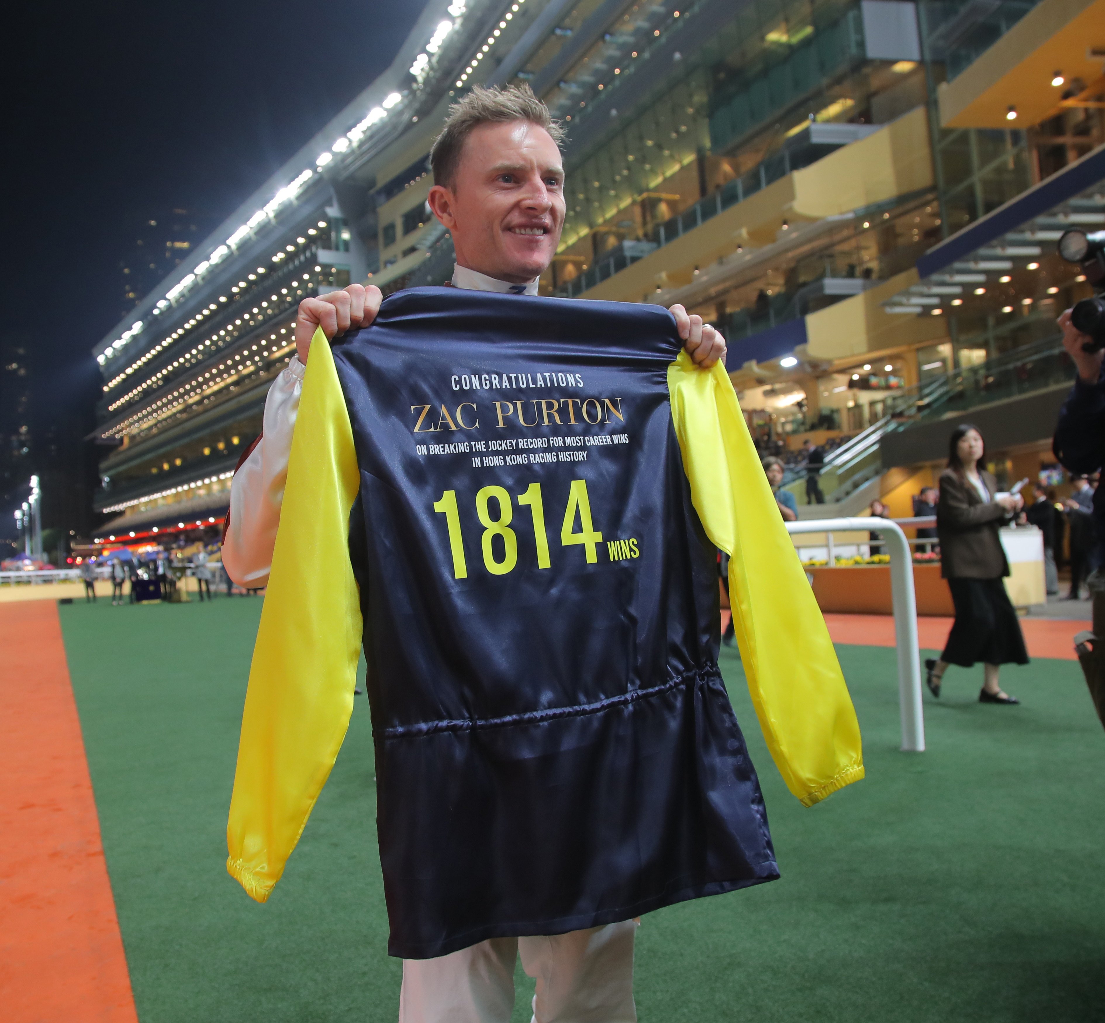 Zac Purton breaks the all-time record for number of wins in Hong Kong. Photos: Kenneth Chan