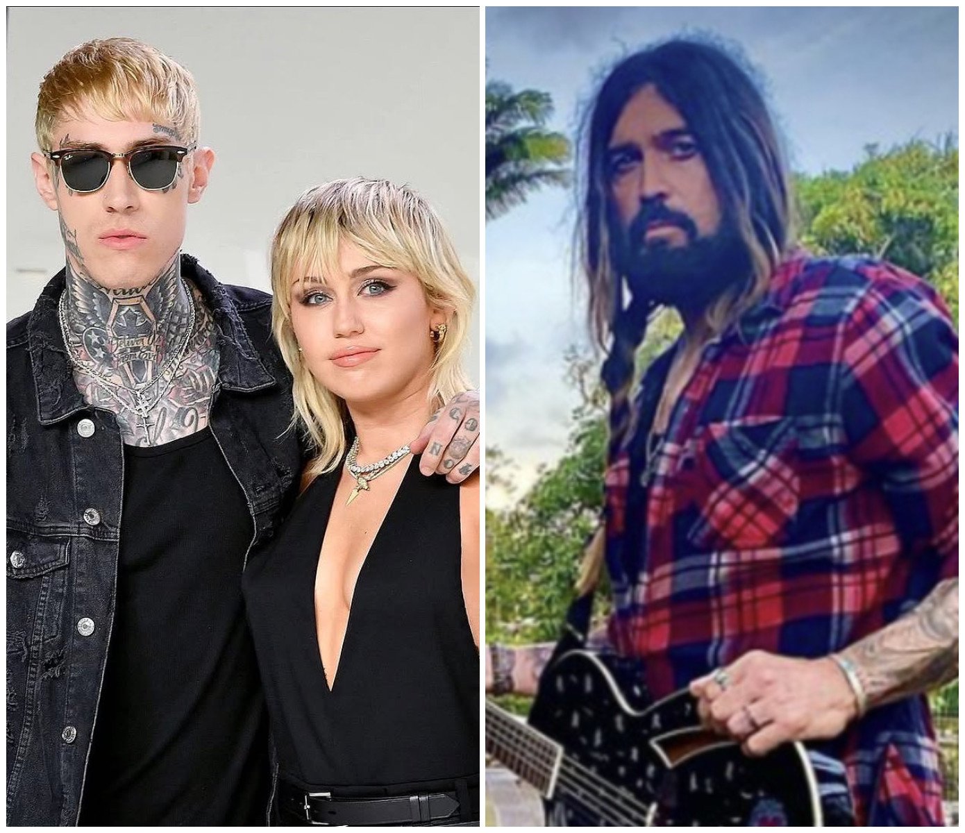 Who is Miley Cyrus’ brother Trace, and why is he worried about their dad? Photos: @tracecyrus/@billyraycyrus/Instagram