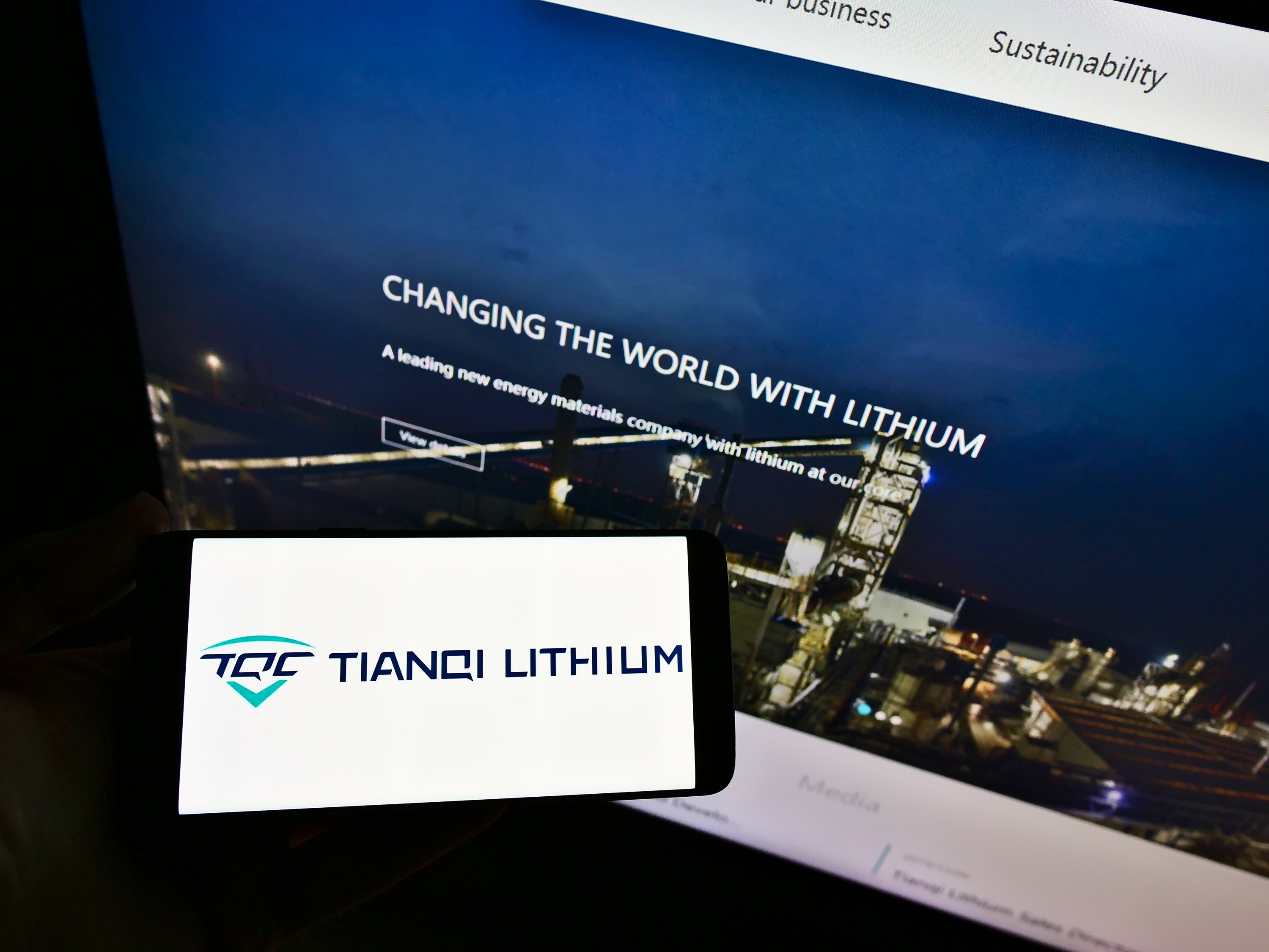 Chengdu, Sichuan province-based Tianqi Lithium is one of the world’s largest producers of lithium-ion battery materials. Photo: Shutterstock