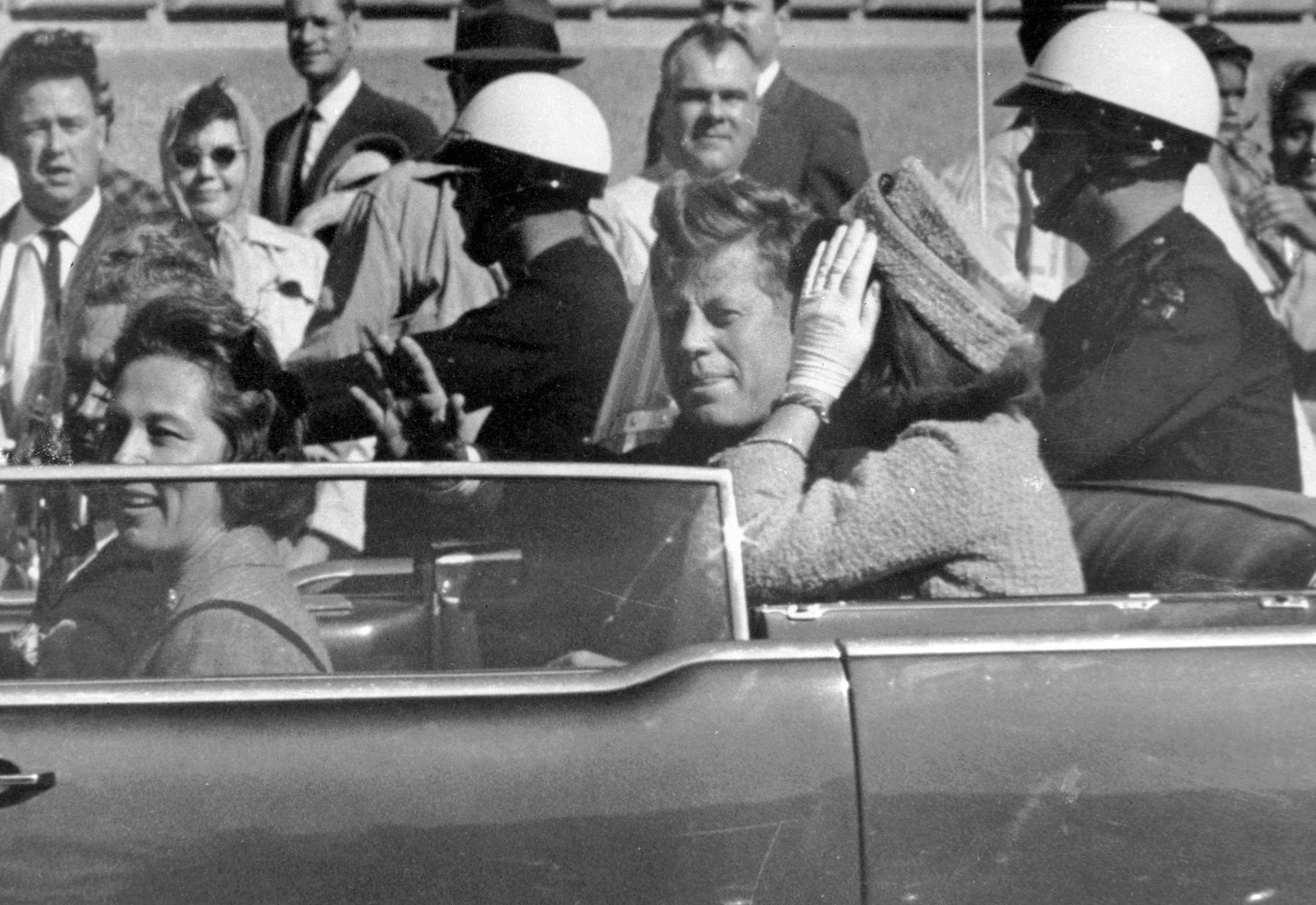 US President John F. Kennedy on the day he was assassinated in Dallas. File photo: AP