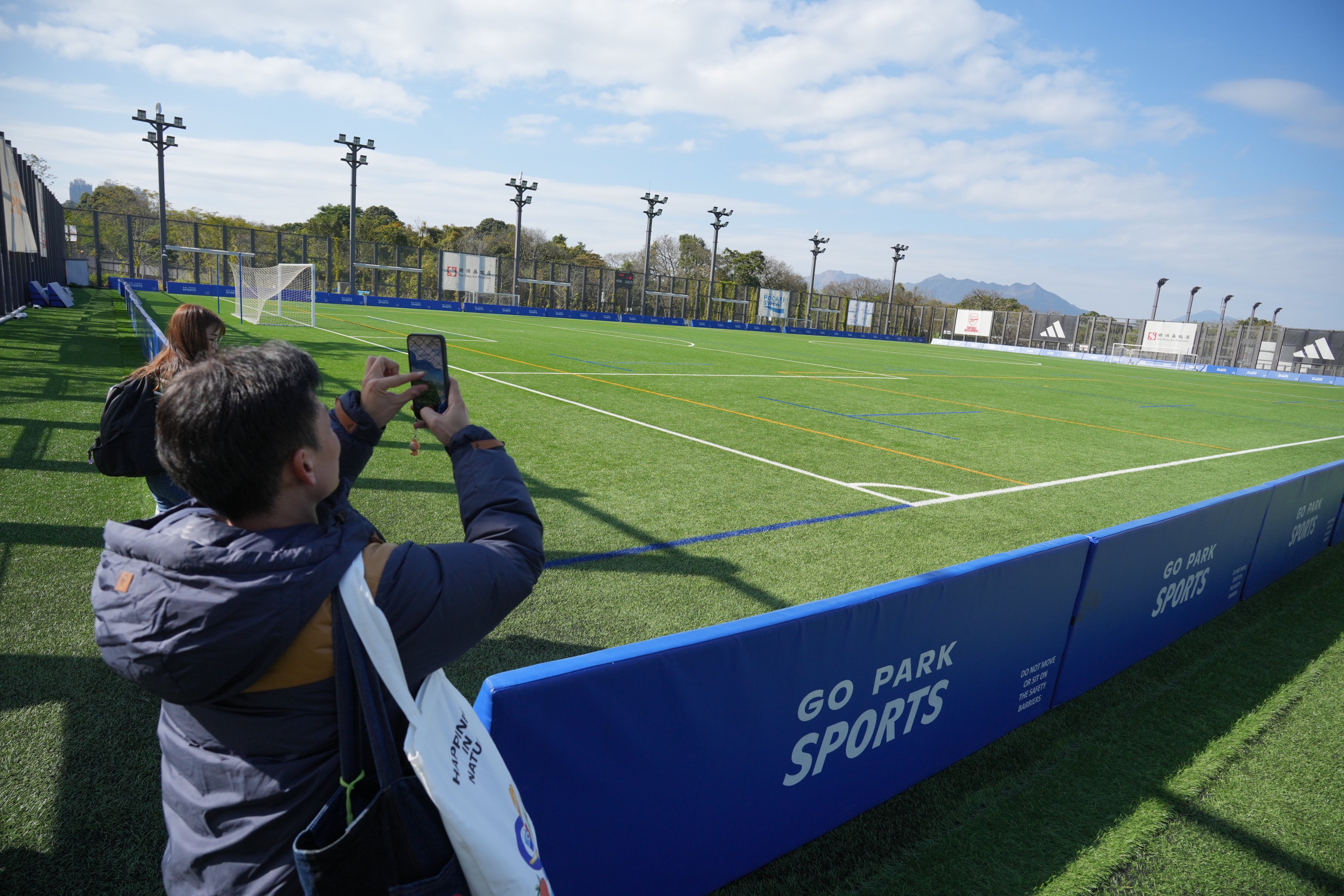 Go Park Sai Sha features an artificial pitch where young players will be trained by Arsenal Football Development Hong Kong. Photo: May Tse