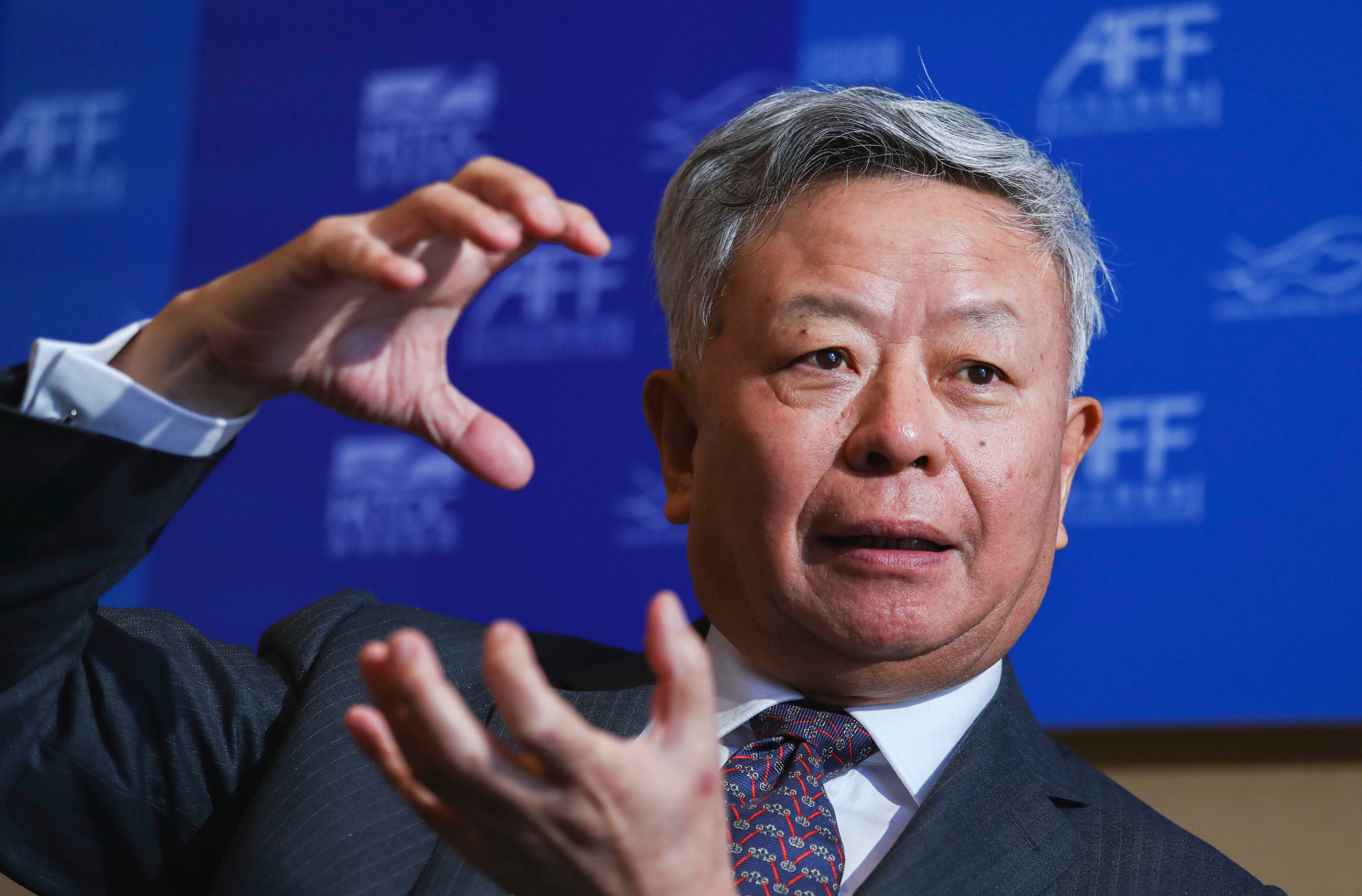 Jin Liqun, president of the Asian Infrastructure Investment Bank, says current global governance structures are insufficient to represent the needs of emerging economies. Photo: Nora Tam