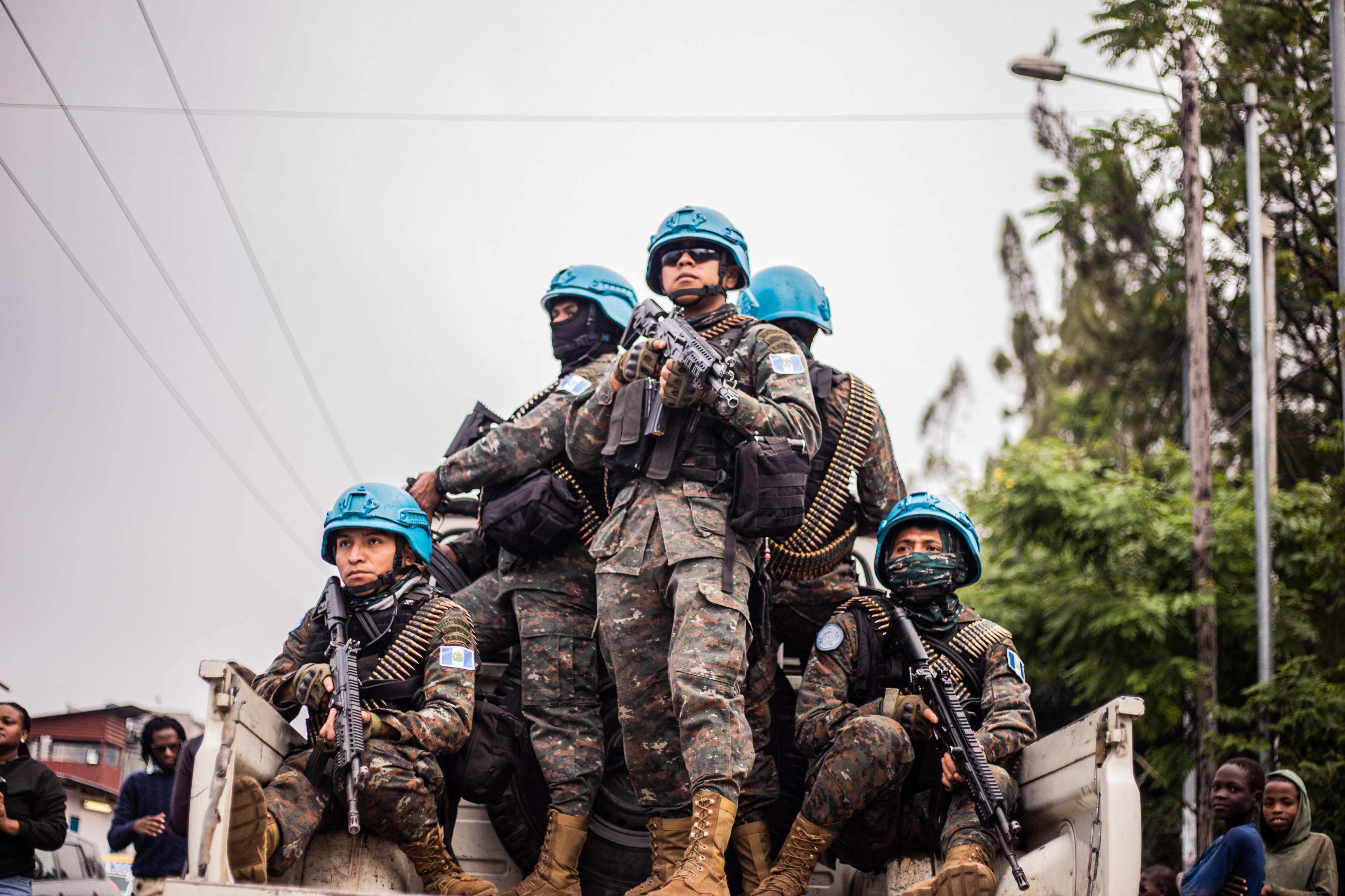 Uruguayan soldiers of the United Nations Organization Stabilization Mission in the Democratic Republic of the Congo (MONUSCO). Photo: AFP