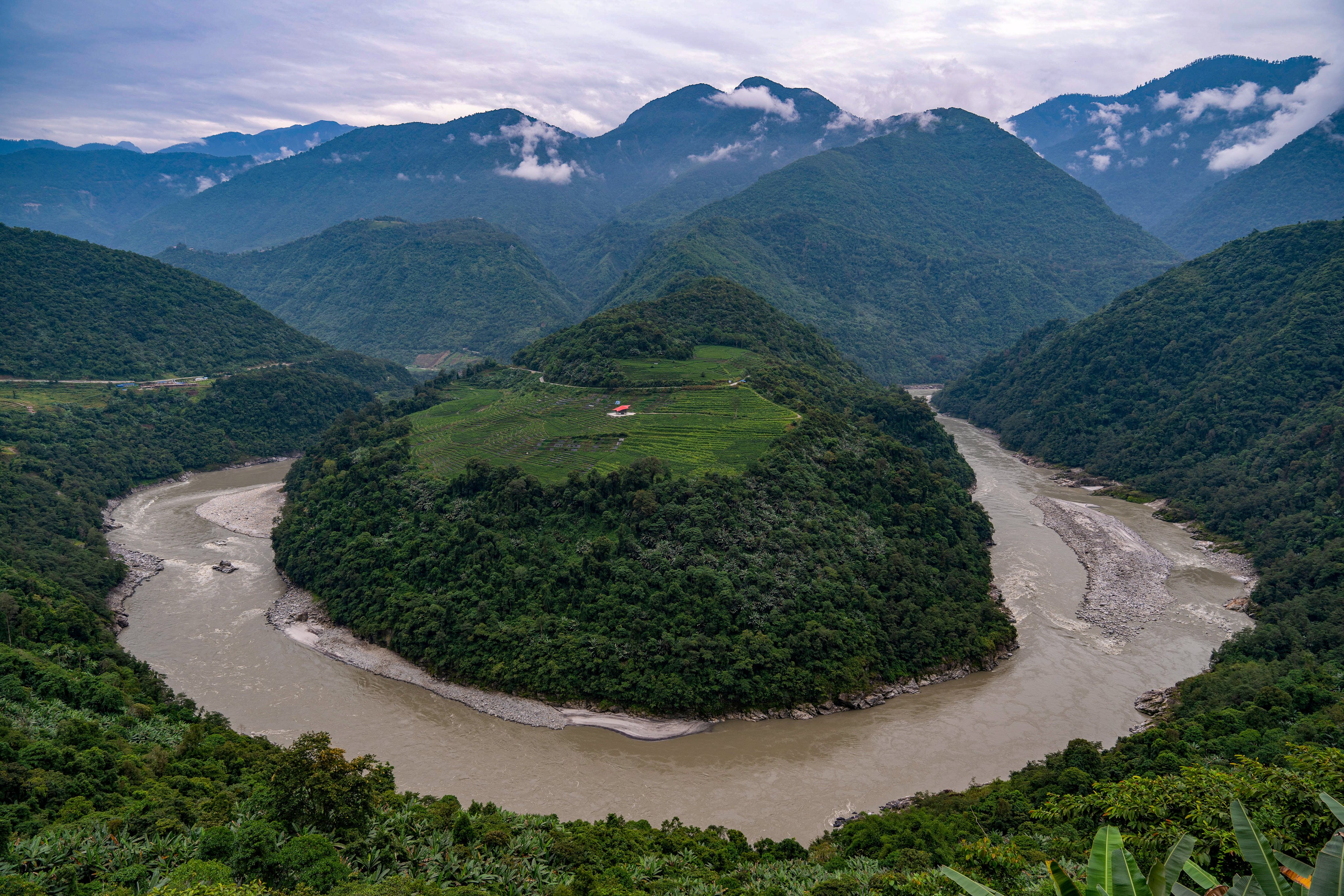 The proposed dam on the Yarlung Tsangpo River is expected to produce three times the electricity generated by the Three Gorges dam. Photo: Xinhua