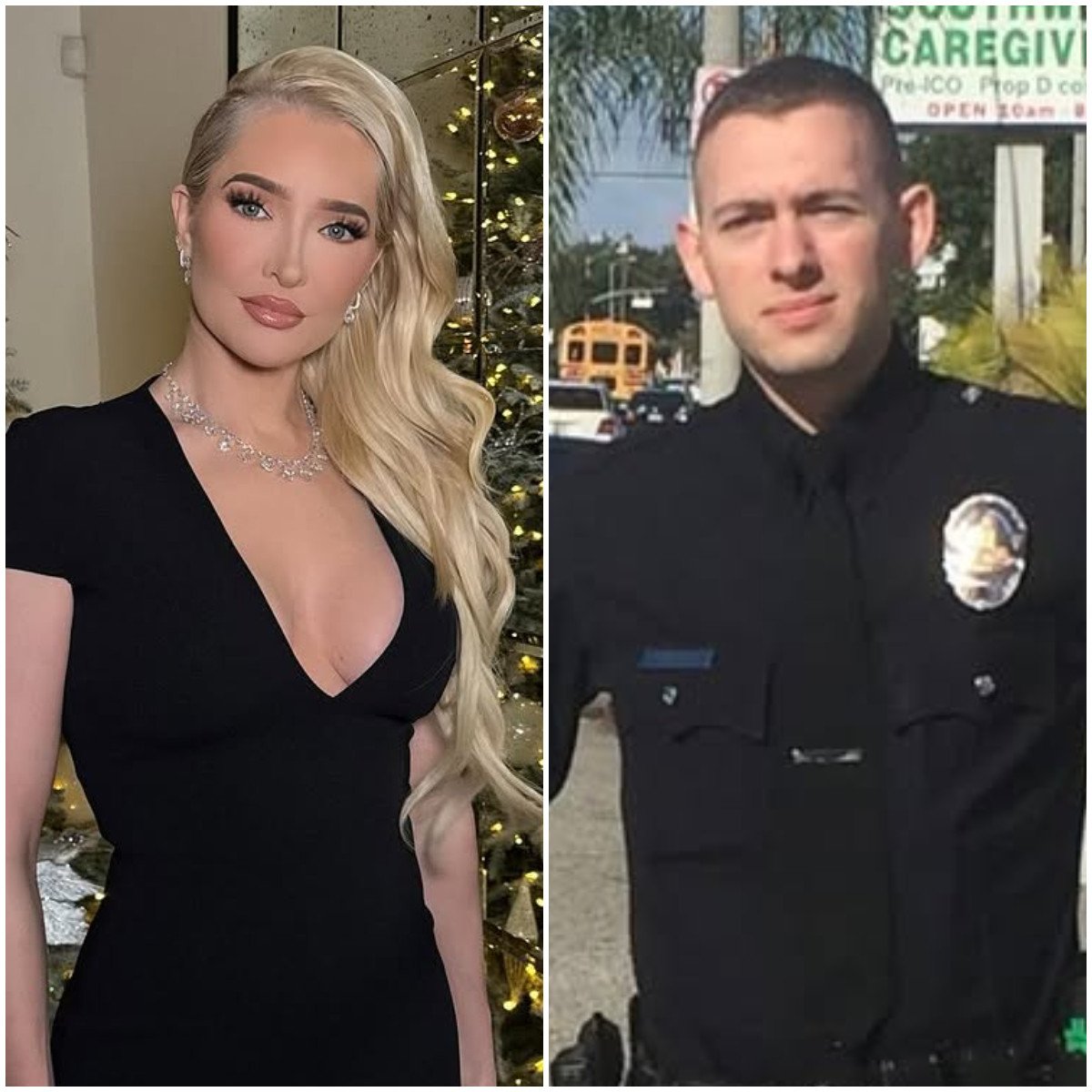 RHOBH star Erika Jayne’s son works for the Los Angeles Police Department. Photos: @theprettymess/Instagram
