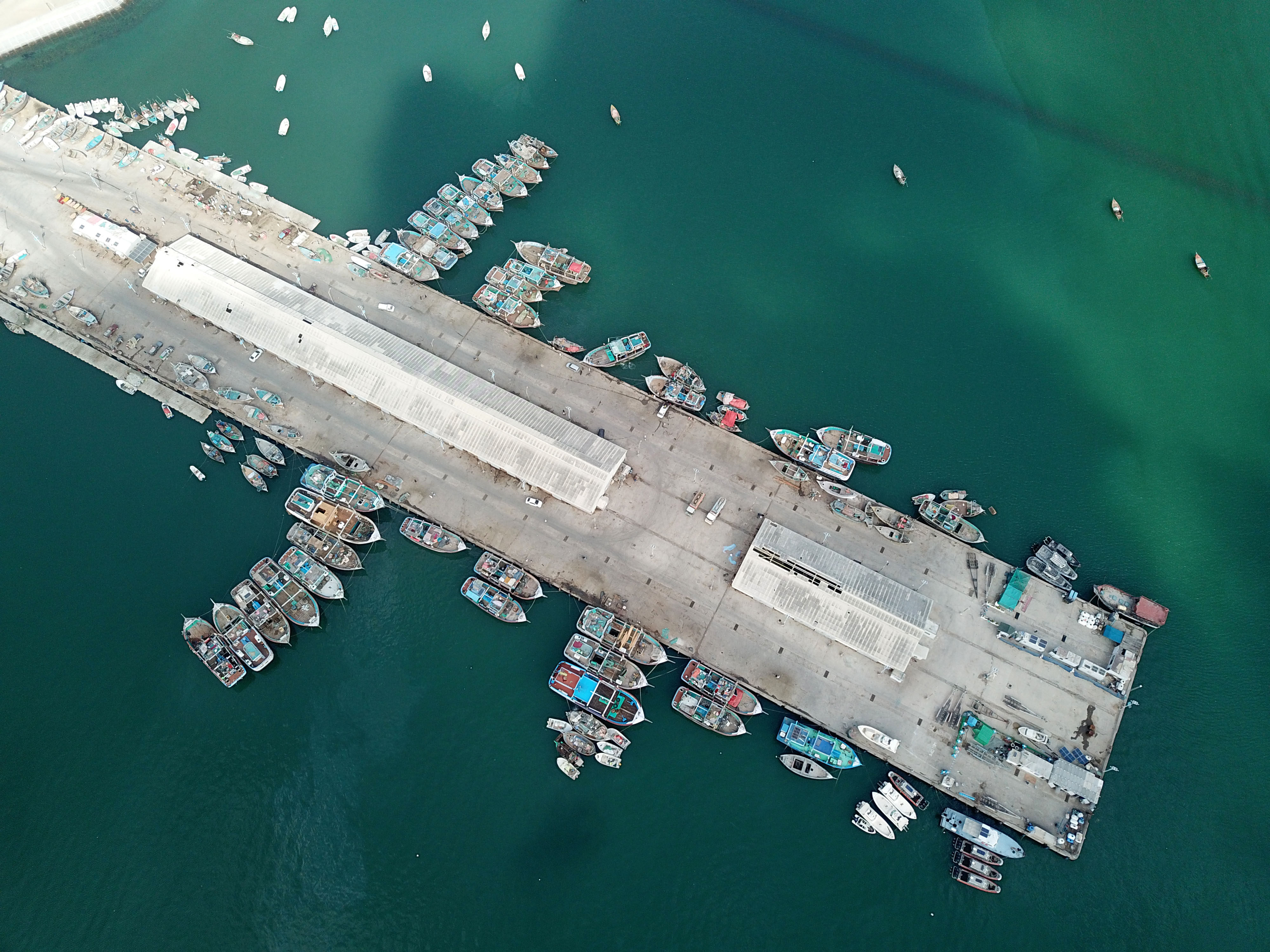 An aerial view of a dockyard near the Gwadar port in southwest Pakistan in September 2024, a project under the Belt and Road Initiative showcasing energy, transport and industrial cooperation. Photo: Xinhua