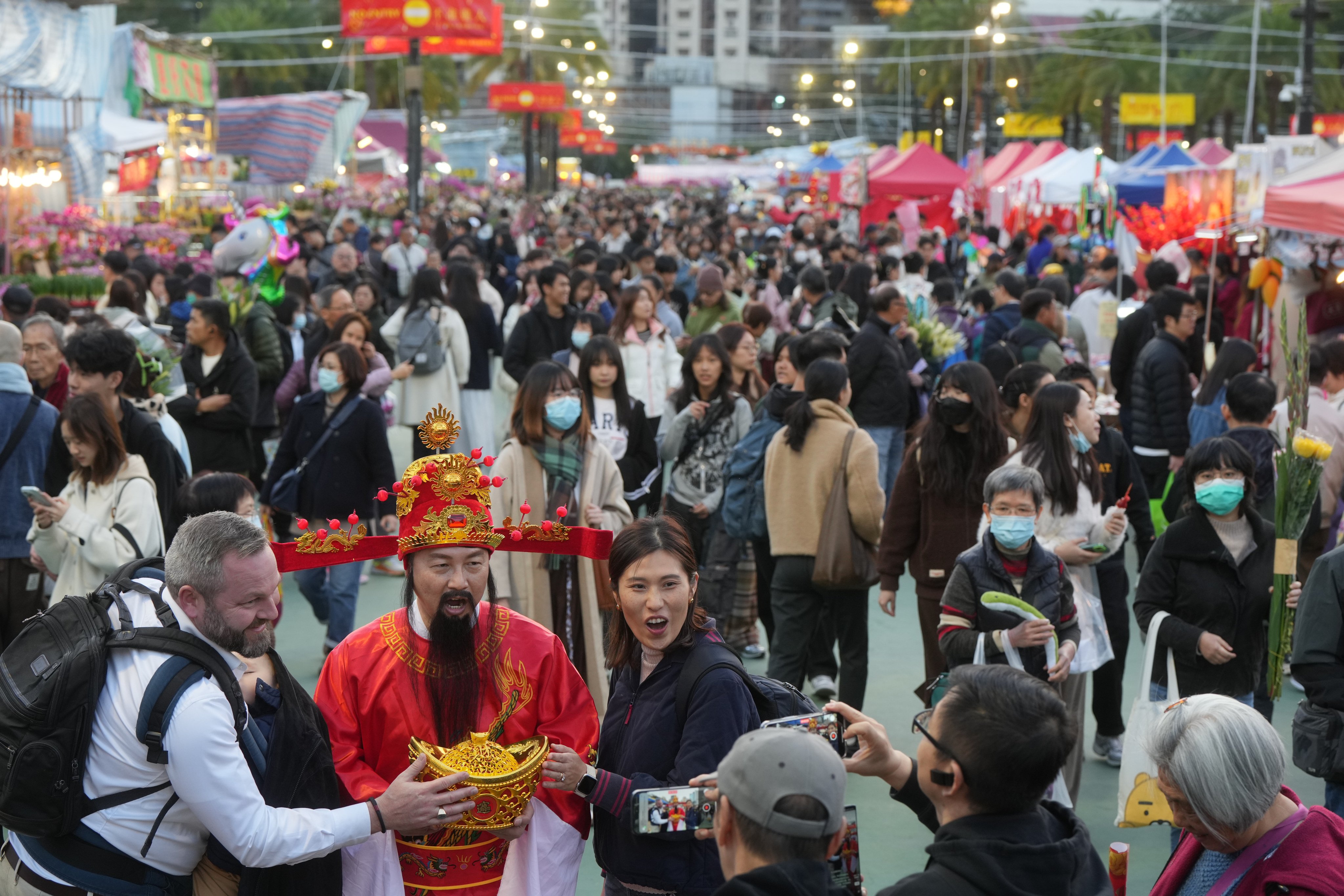 A Lunar New Year fair at Victoria Park. The holiday starts on Wednesday in Hong Kong. Photo: Sam Tsang