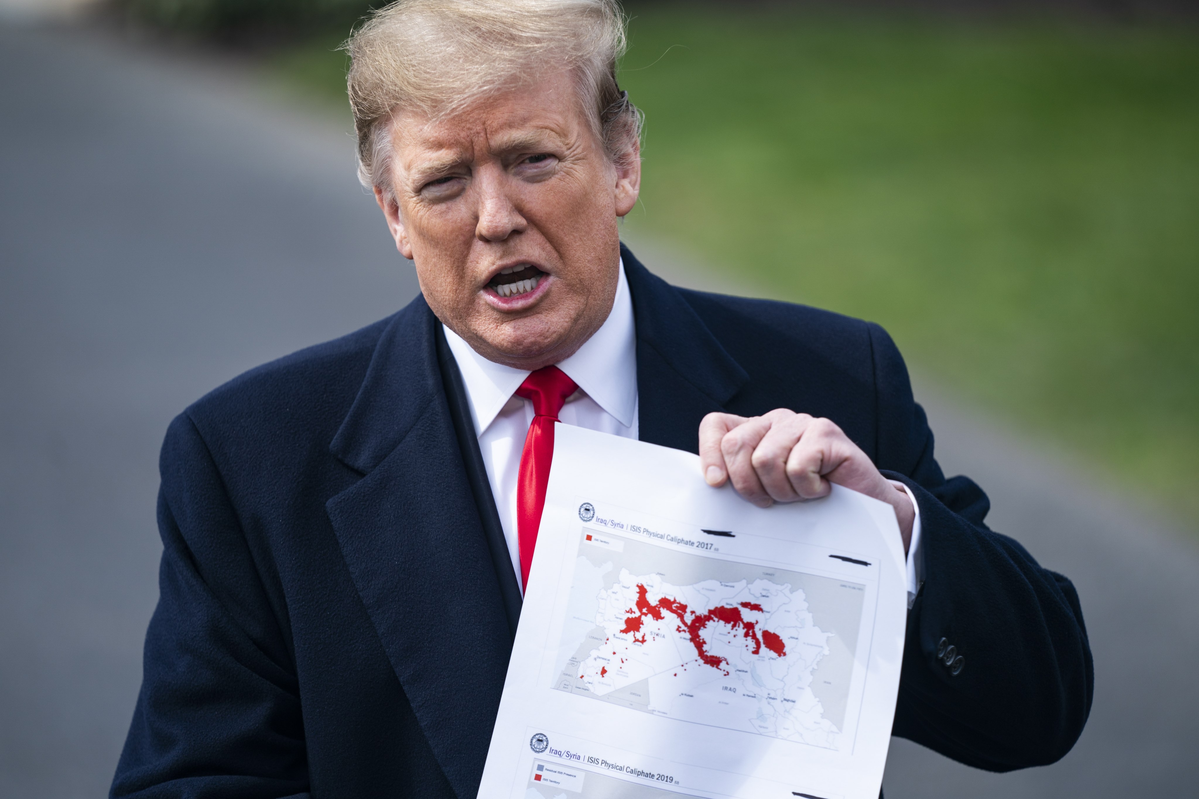 Donald Trump holds up a map during a press briefing. Since his first term in office, global trade networks have deeply shifted, according to McKinsey. Photo: EPA-EFE