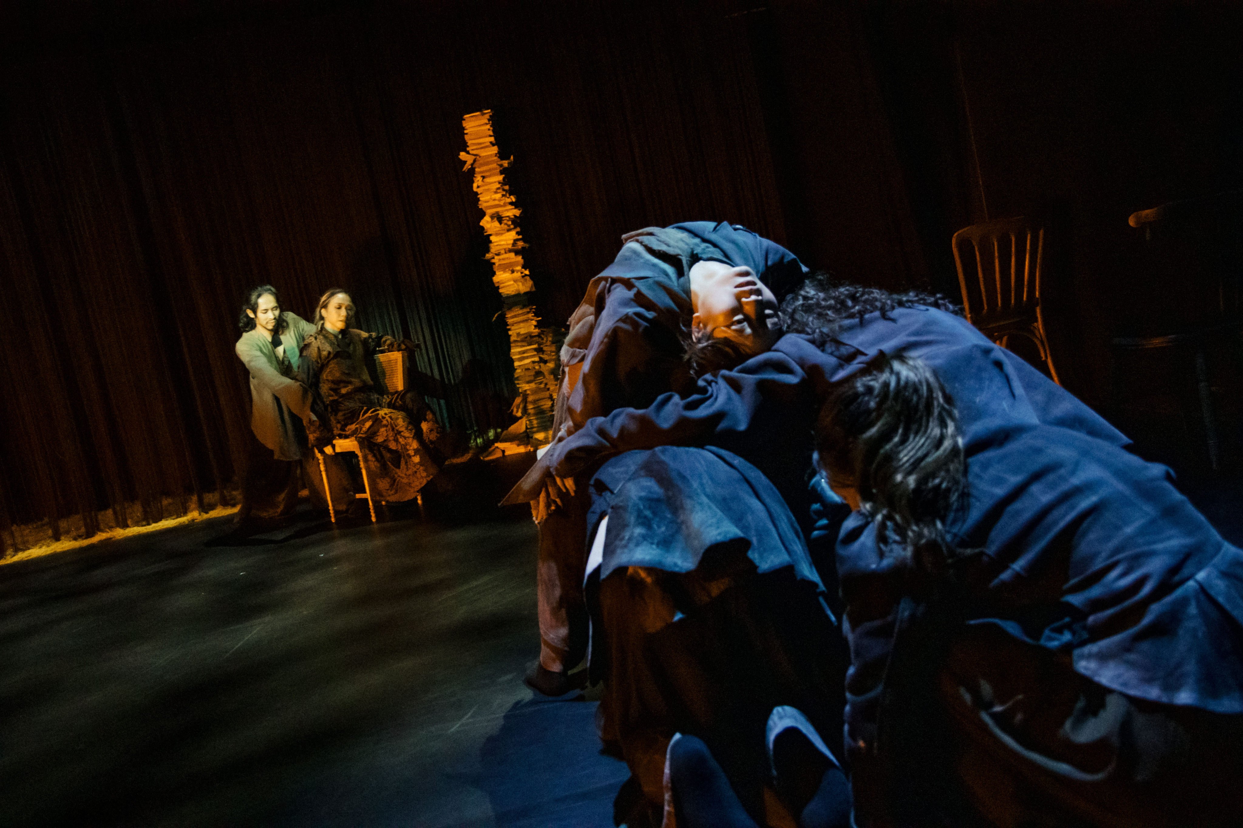 A scene from Beyond Dance Theater’s The Night Before Tempest at the Hong Kong Cultural Centre, which features brilliantly original dance but whose narrative is incoherent. Photo: BDT