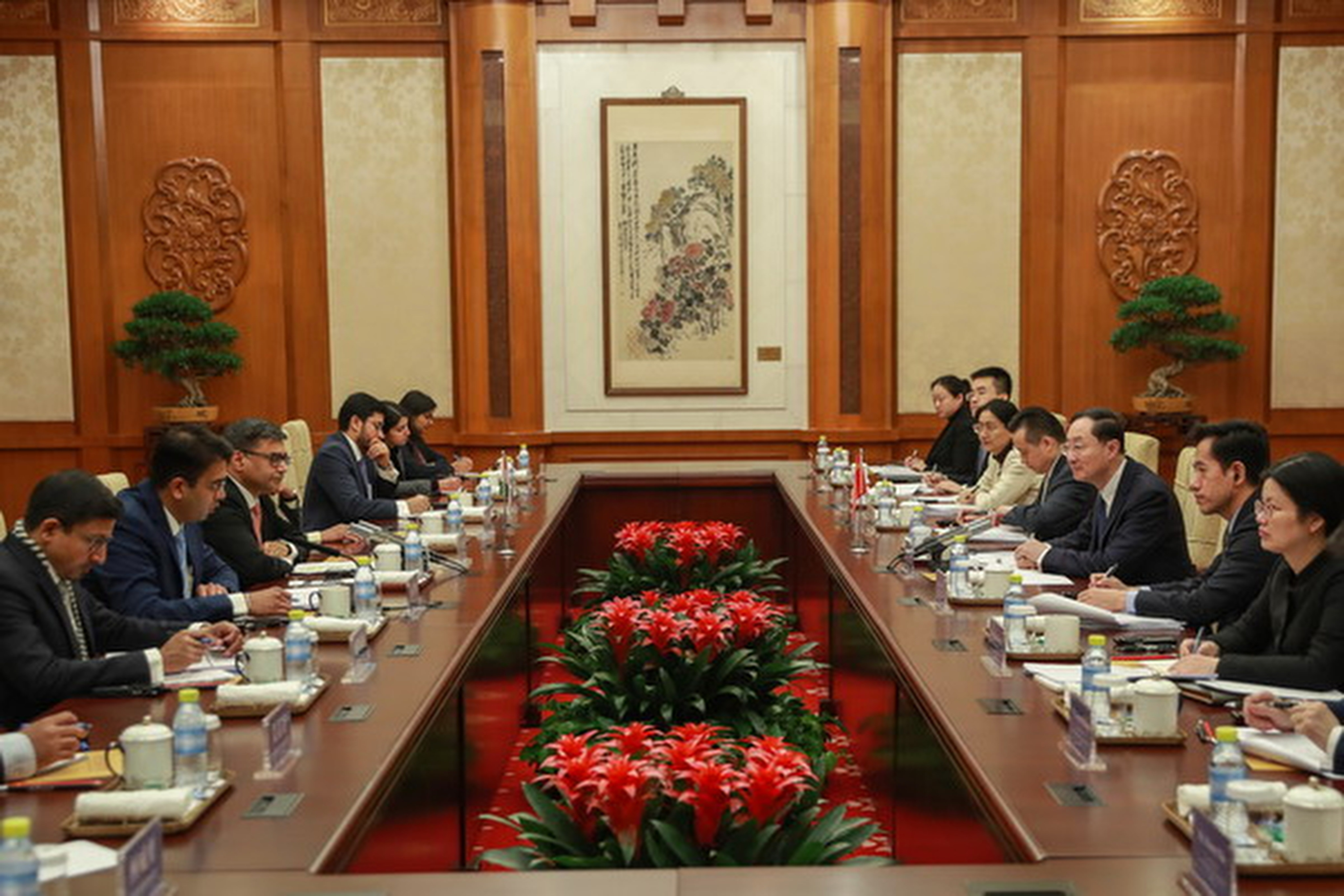 Talks held under a foreign secretary-vice minister mechanism in Beijing have seen the two sides pledge to strengthen strategic communication and deepen mutual trust.  Photo: Chinese Ministry of Foreign Affairs