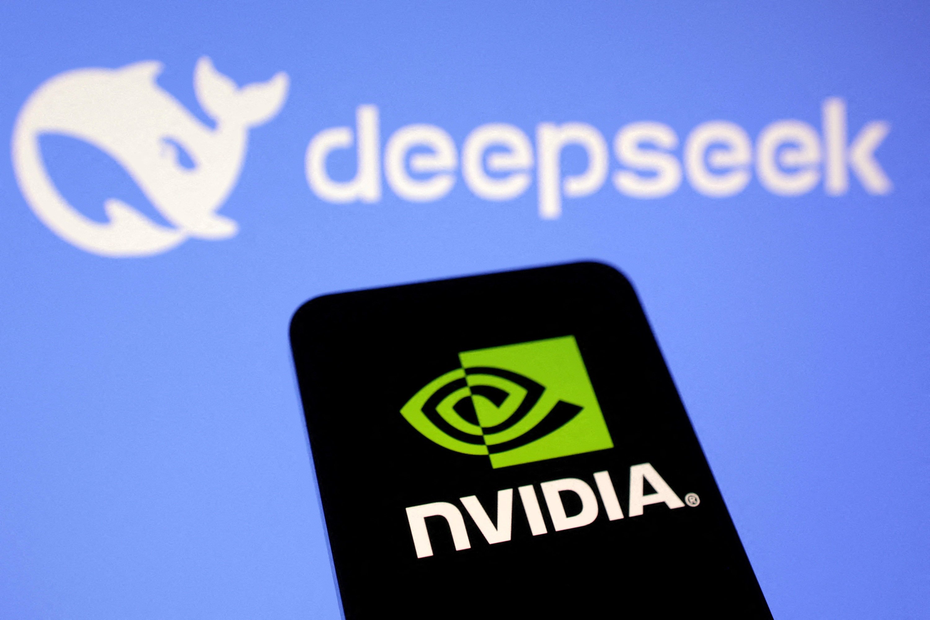 Nvidia’s stock has taken a beating amid concerns that DeepSeek’s AI breakthroughs could reduce reliance on the US semiconductor giant’s hardware. Photo: Reuters