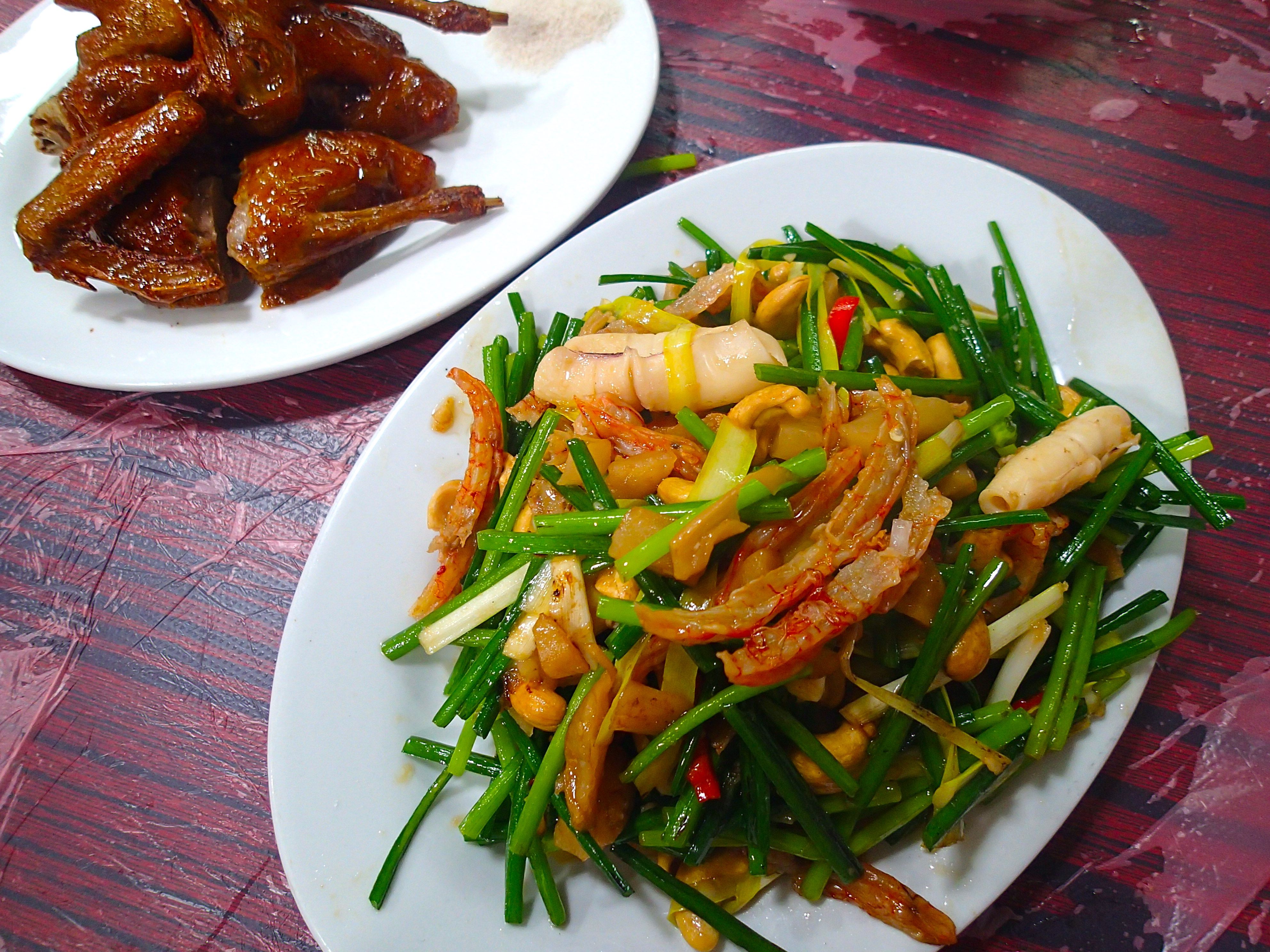 Dishes at Oi Man Sang in Sham Shiu Po, Hong Kong.