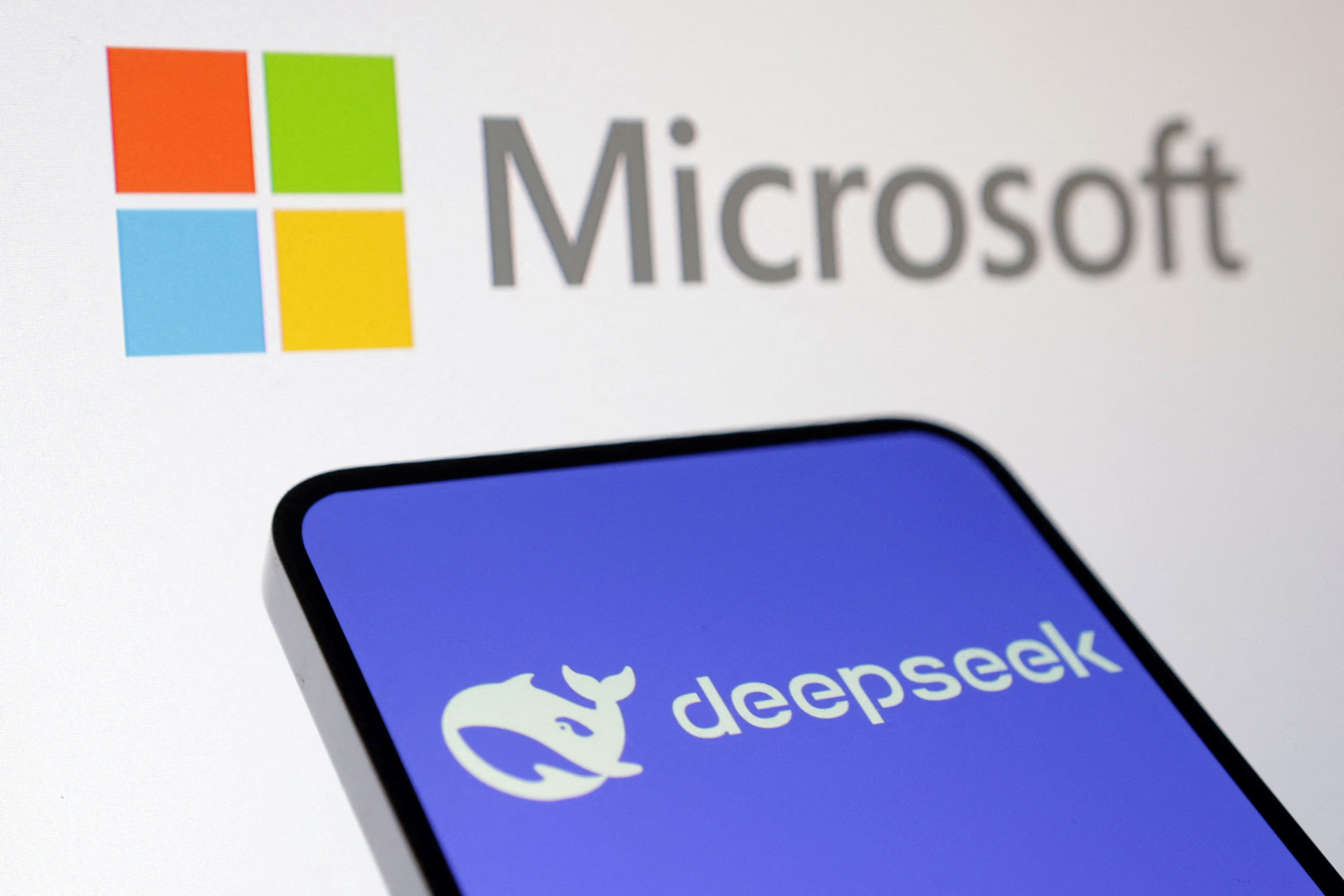 Microsoft’s security researchers observed individuals they believe may be linked to DeepSeek exfiltrating a large amount of data in the autumn. Photo: Reuters