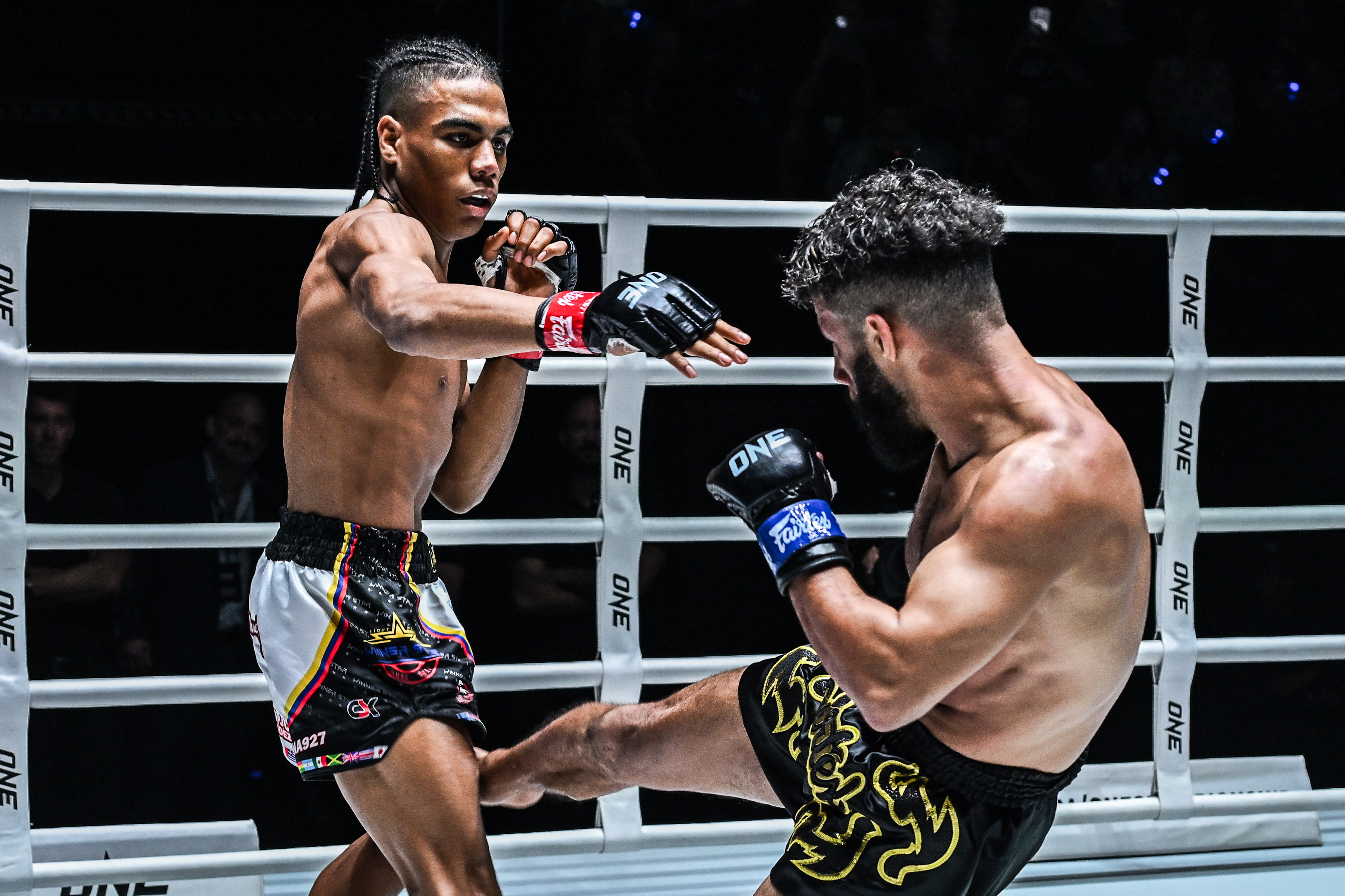 Johan Estupinan (left) has signed a historic deal with Snoop Dogg’s Death Row label. Photo: ONE Championship