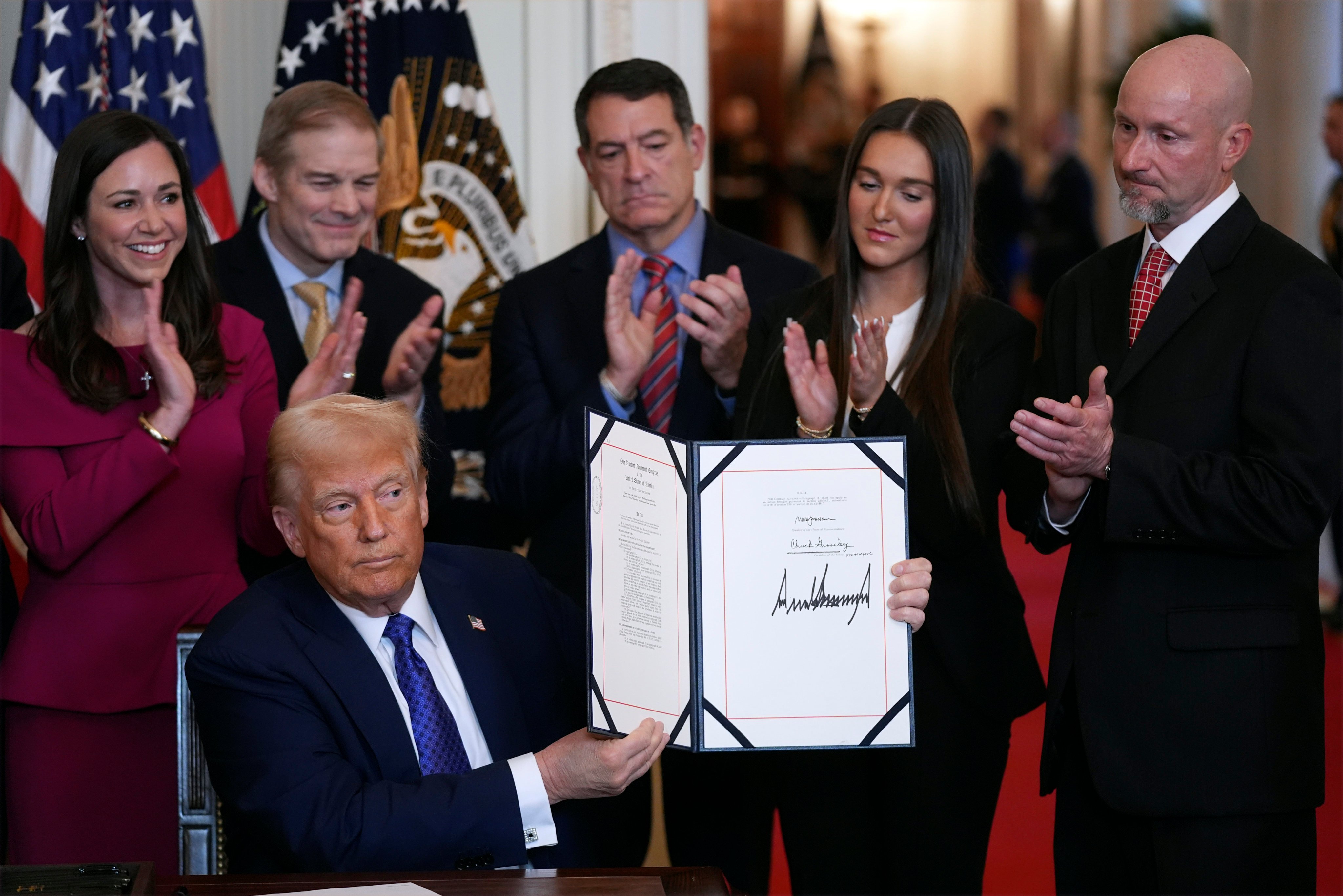 President Donald Trump at the White House on Wednesday. Photo: AP