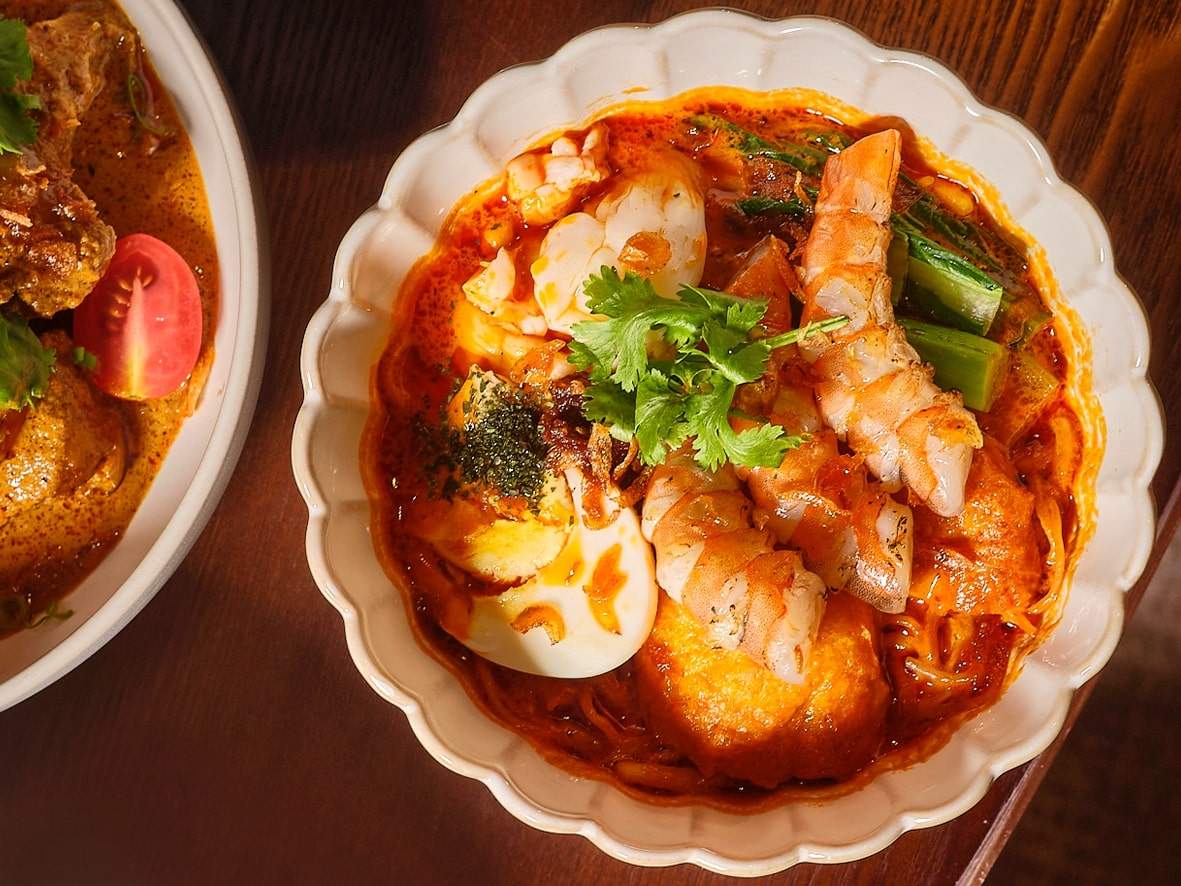 A bowl of Singapore laksa from The Laksa Club in Hong Kong. The spicy noodle soup has not conquered the world, unlike Vietnamese pho and any number of Chinese dishes. Photo: The Laksa Club