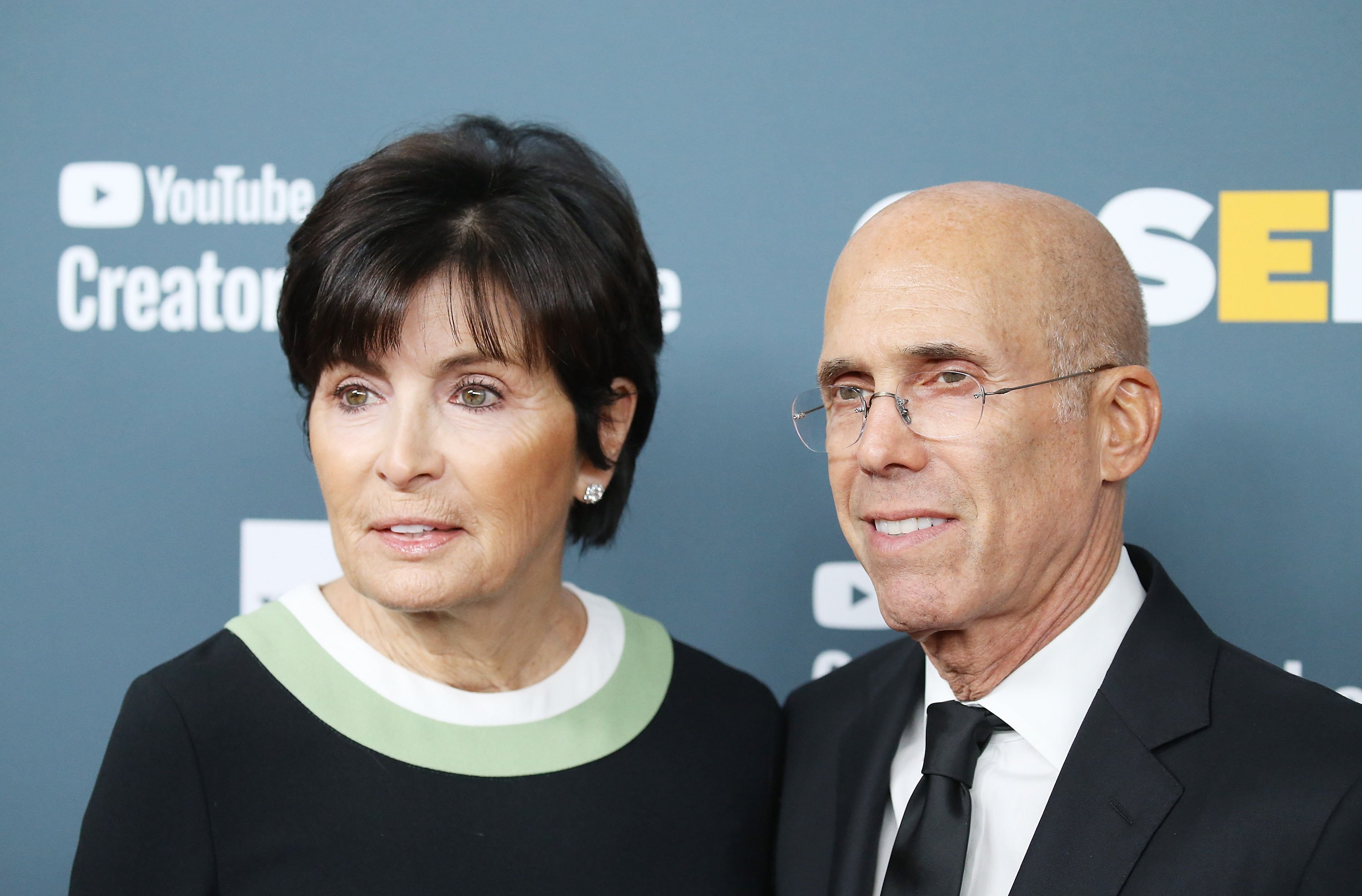 Jeffrey Katzenberg and wife Marilyn Katzenberg attend the GLSEN Respect Awards held at the Beverly Wilshire Four Seasons Hotel on October 19, 2018 in Beverly Hills, California. Photo: Getty Images