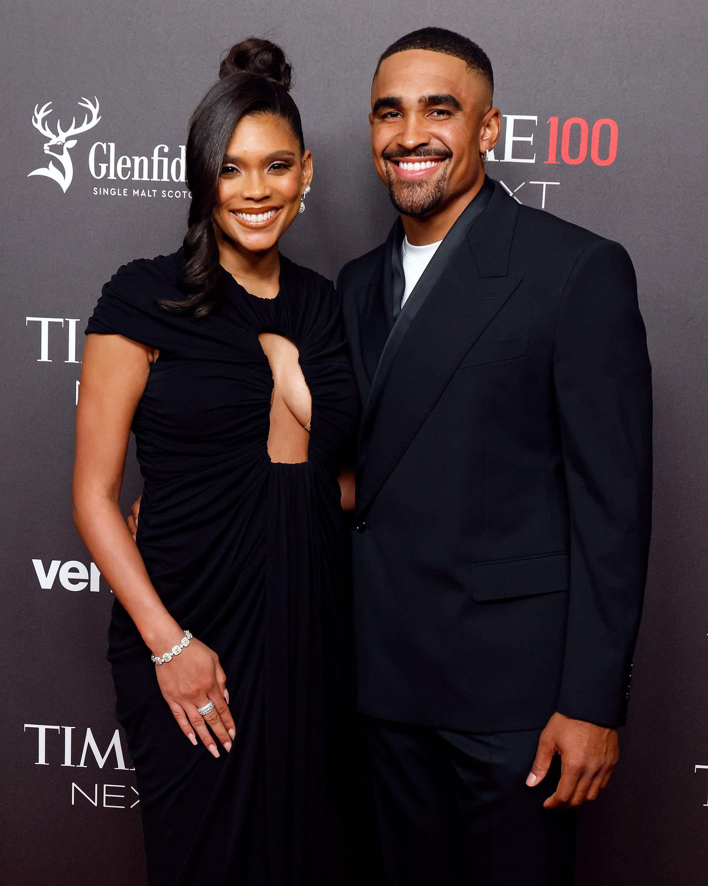 Bry Burrows and NFL star Jalen Hurts got engaged in September last year. Photo: Getty Images