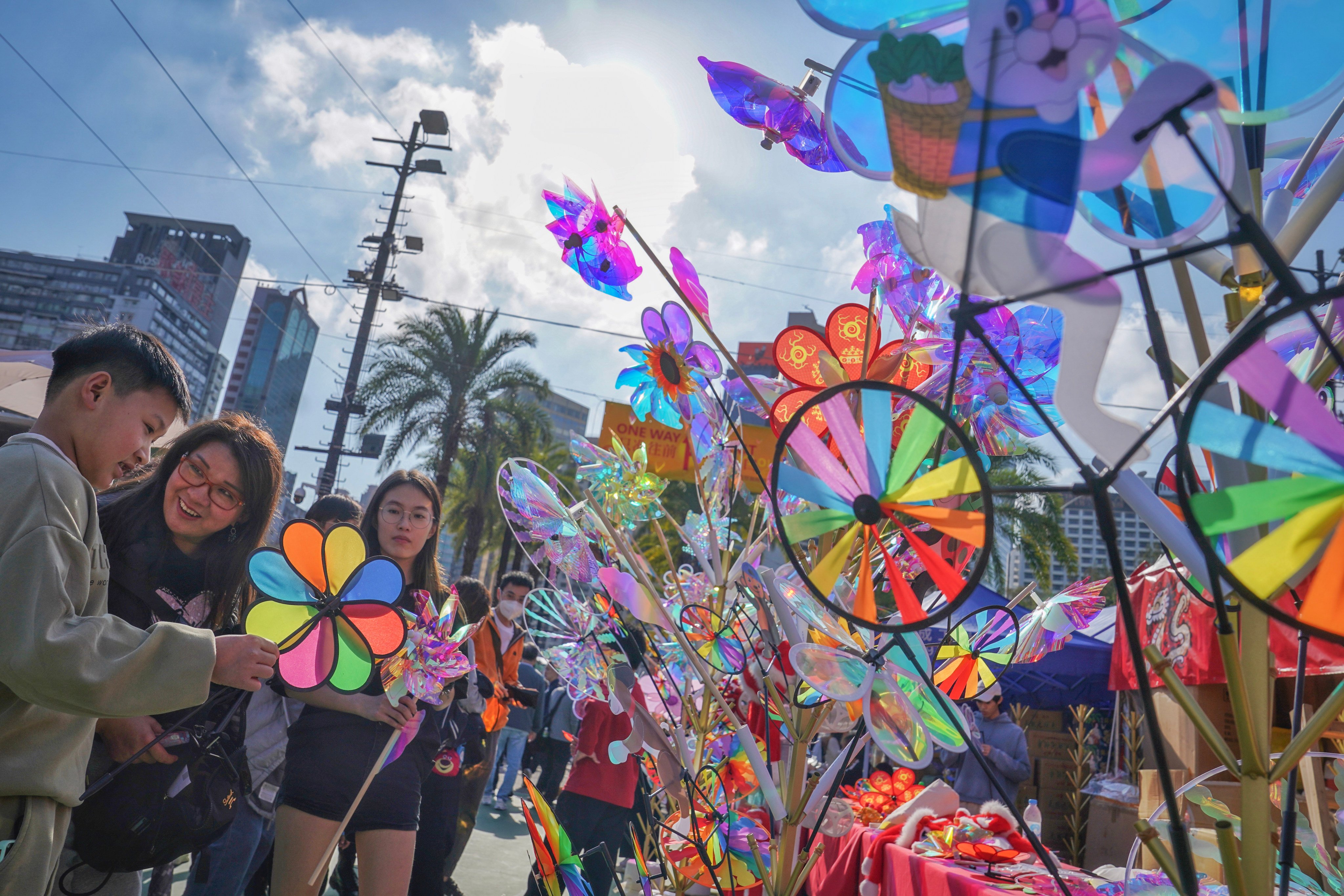 People visit the Lunar New Year fair at Hong Kong’s Victoria Park on January 25. Photo: Elson Li