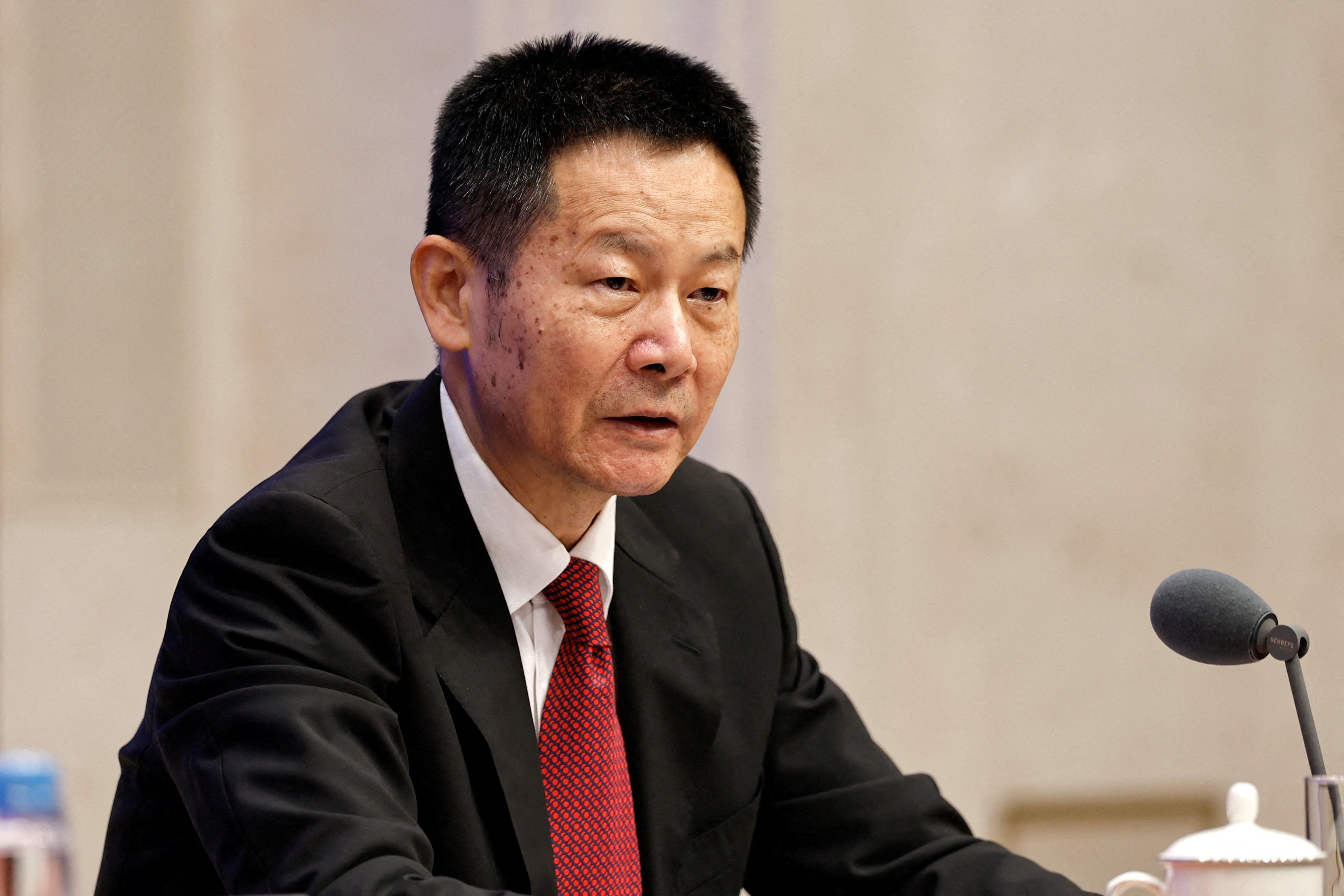 China Securities Regulatory Commission Chairman Wu Qing. Photo: Reuters