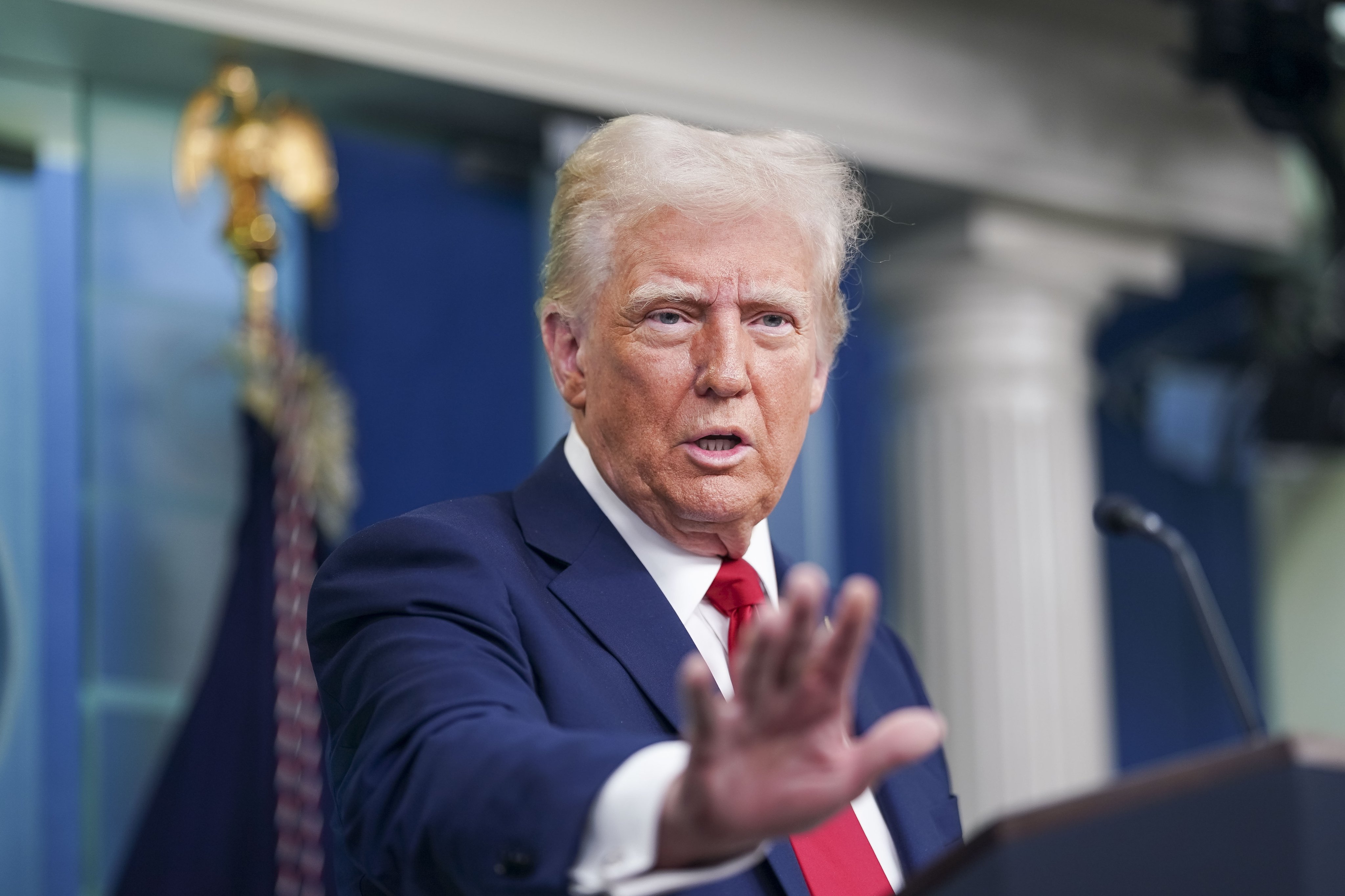 US President Donald Trump is making good on threats to impose tariffs on China, Mexico and Canada, according to the White House. Photo: EPA-EFE