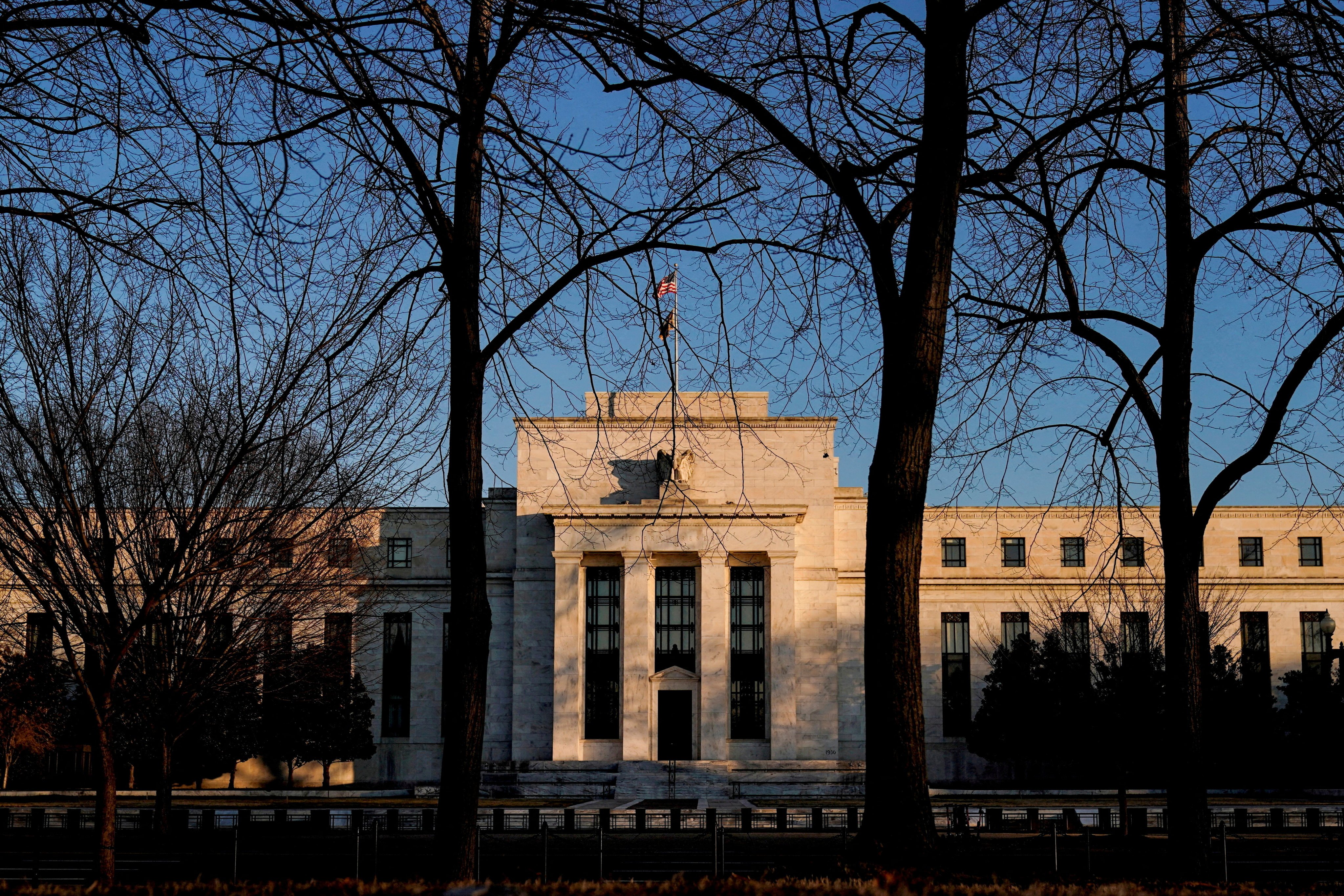 The US Federal Reserve building is seen in Washington on January 26. Photo: Reuters