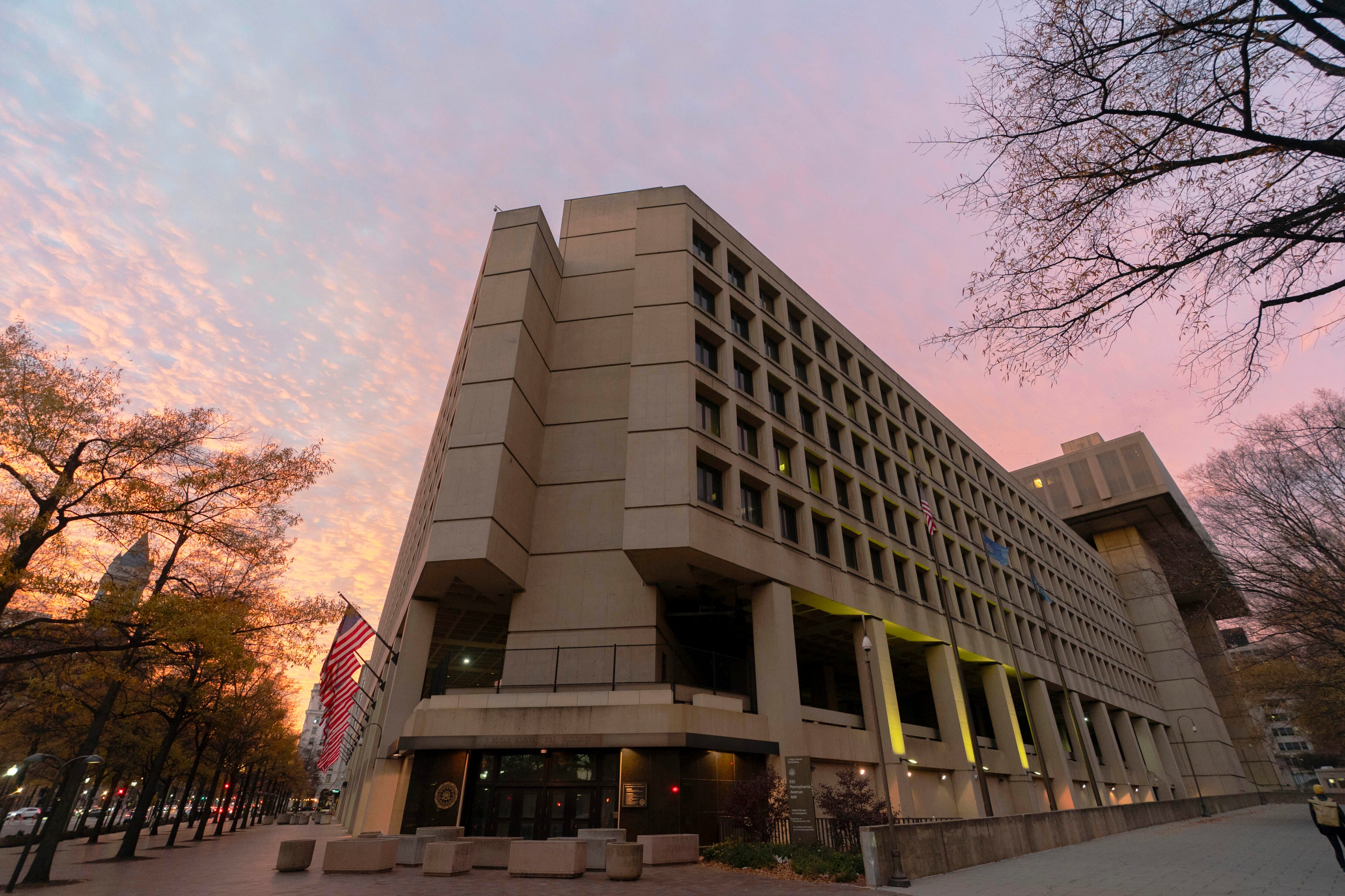 The Federal Bureau of Investigation (FBI) headquarters is seen in Washington in December. Photo: AP